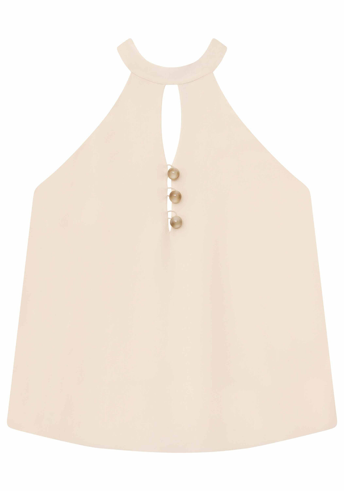 Blusa com Bot&otilde;es Seda, , large.