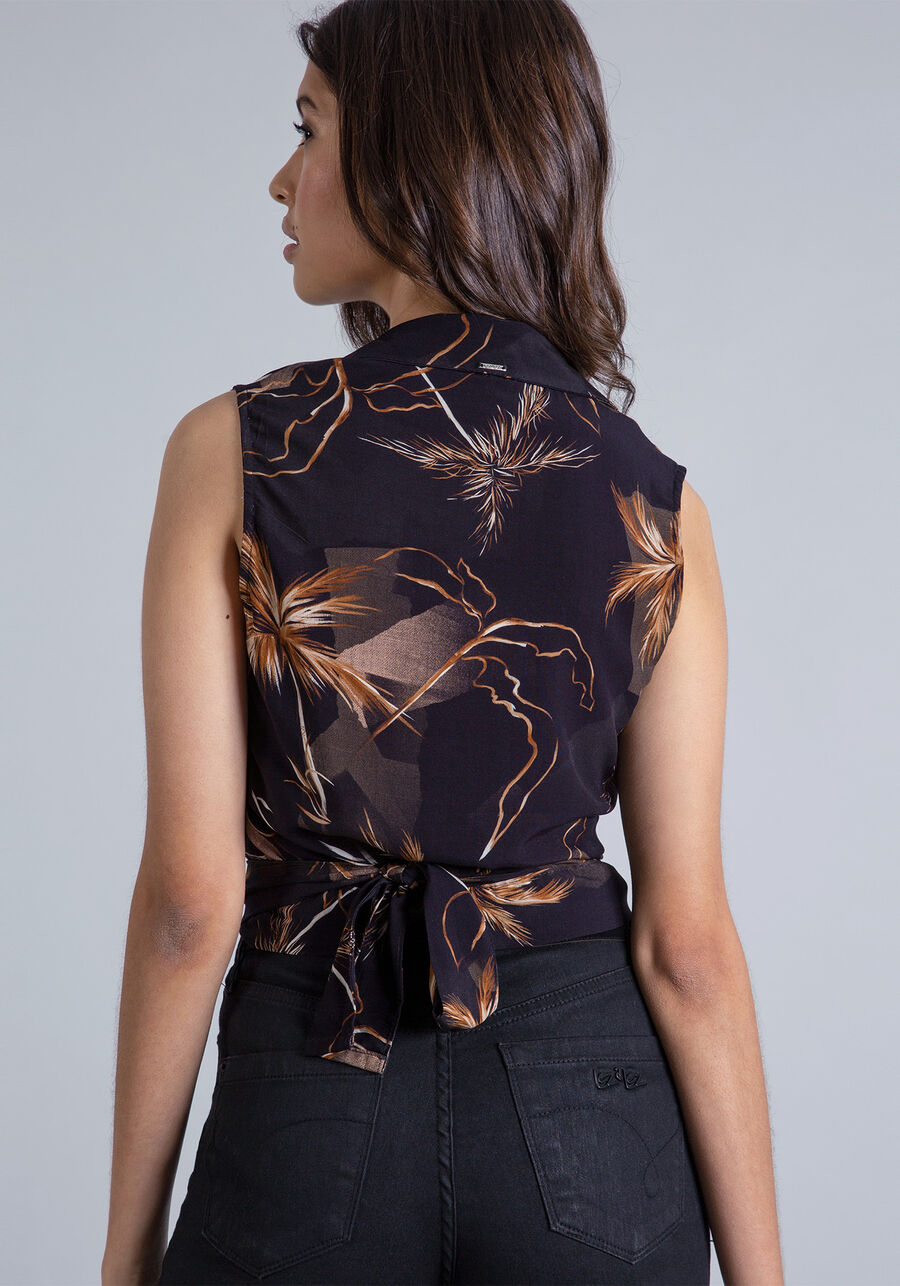 Blusa Cropped Transpassada, . Blusa Cropped Transpassada, , large.