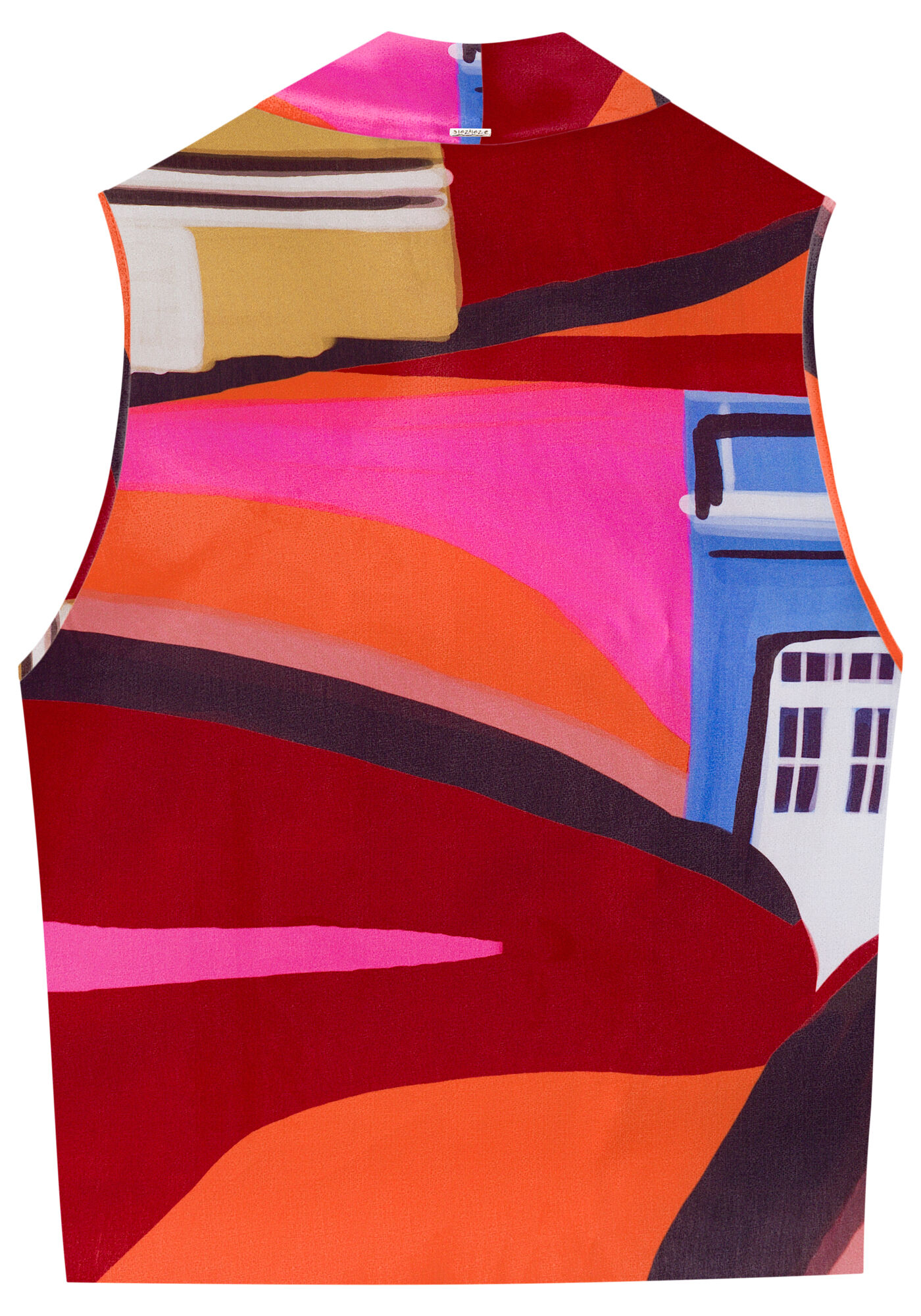 Regata em Viscose com Amarra&ccedil;&atilde;o, QUATRO CANTOS, large.