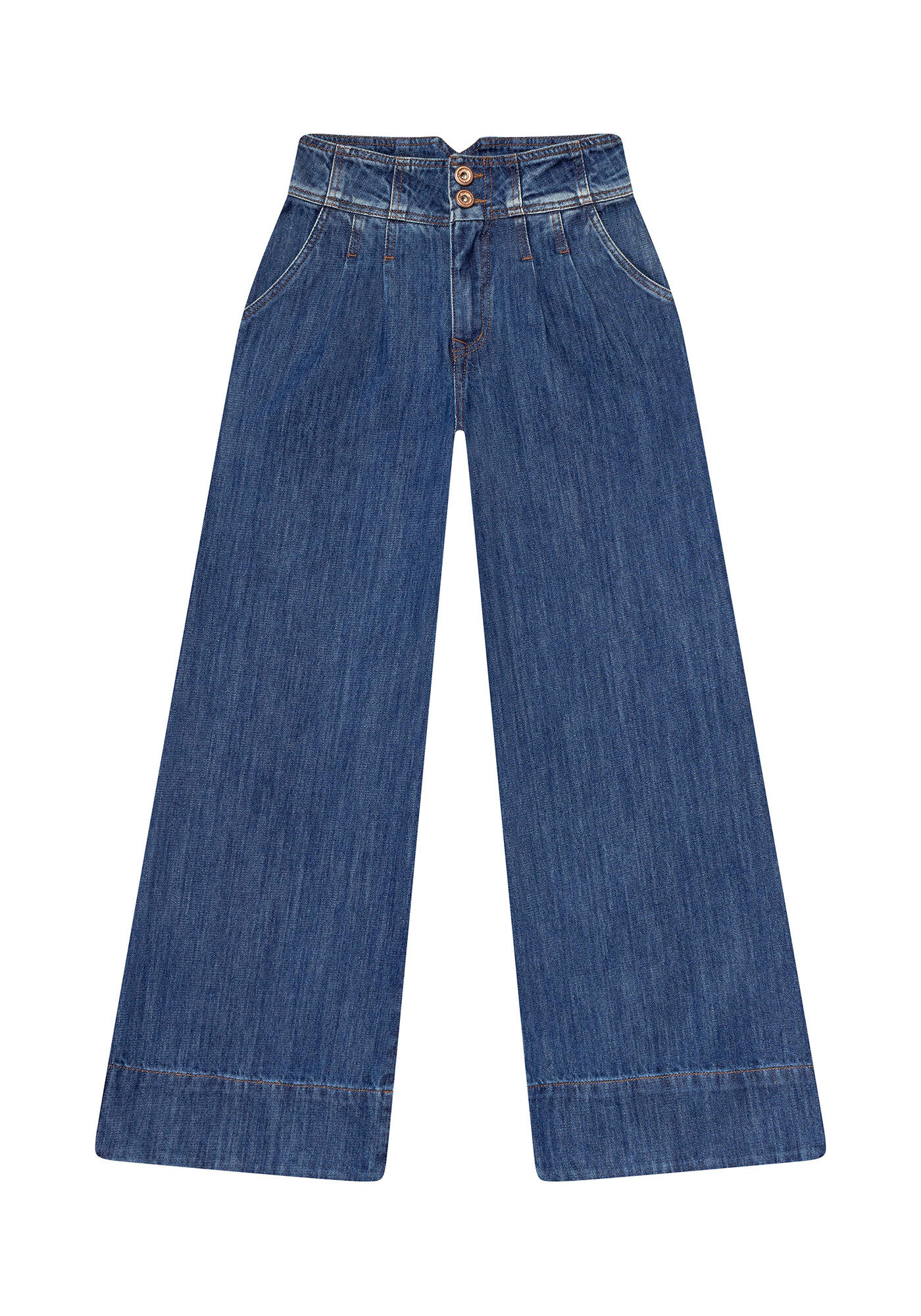 Cal&ccedil;a Wide Leg Cintura Alta, , large.