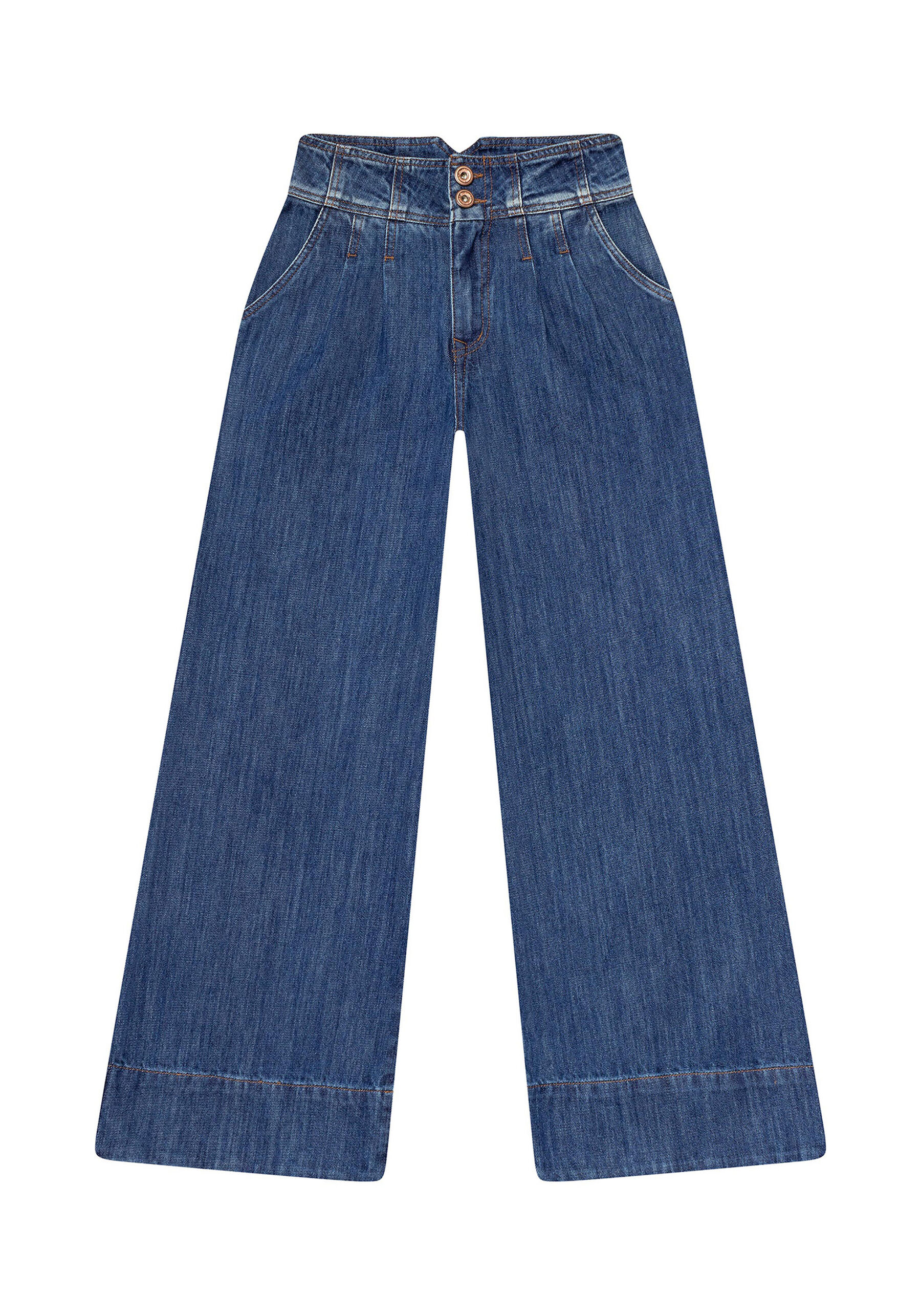 Calça Wide Leg Cintura Alta, . Calça Wide Leg Cintura Alta, , large.
