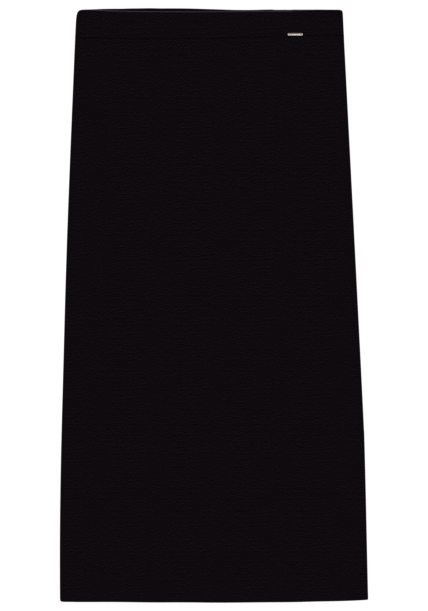 Saia Midi Canelada Transpassada, PRETO REATIVO, large.