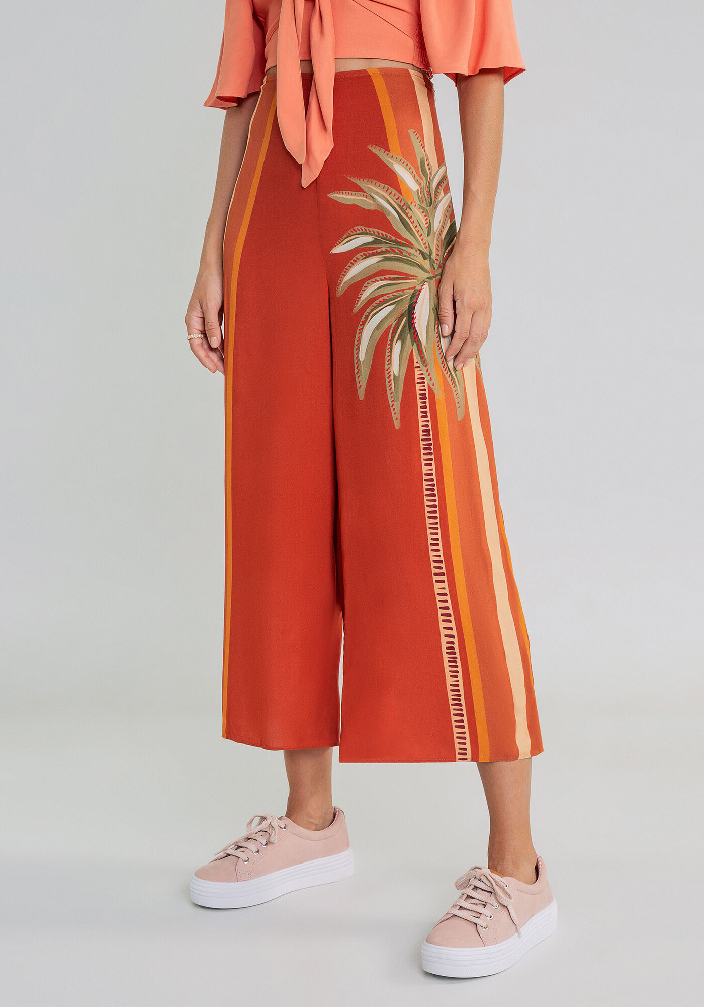 Cal&ccedil;a Pantacourt Estampa, , large.