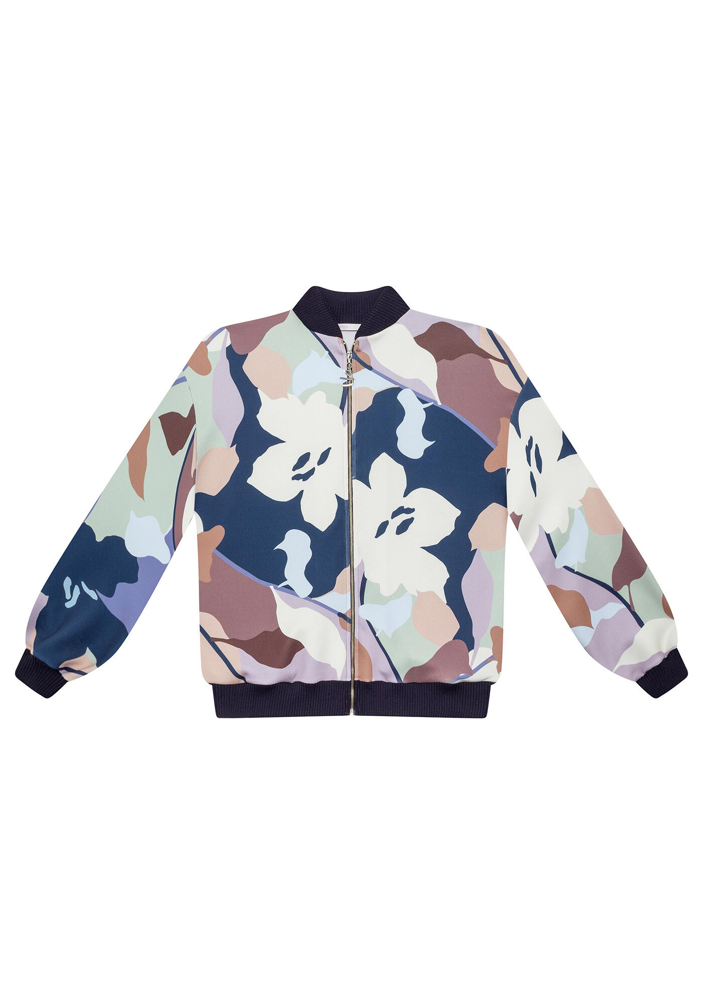 Jaqueta Bomber Estampada, , large.