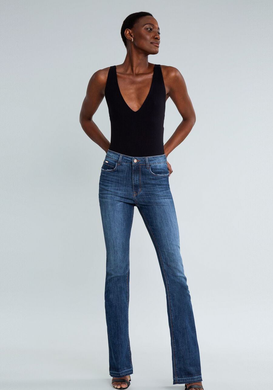 Calça Jeans Bootcut Malibu Every Day, JEANS, large.