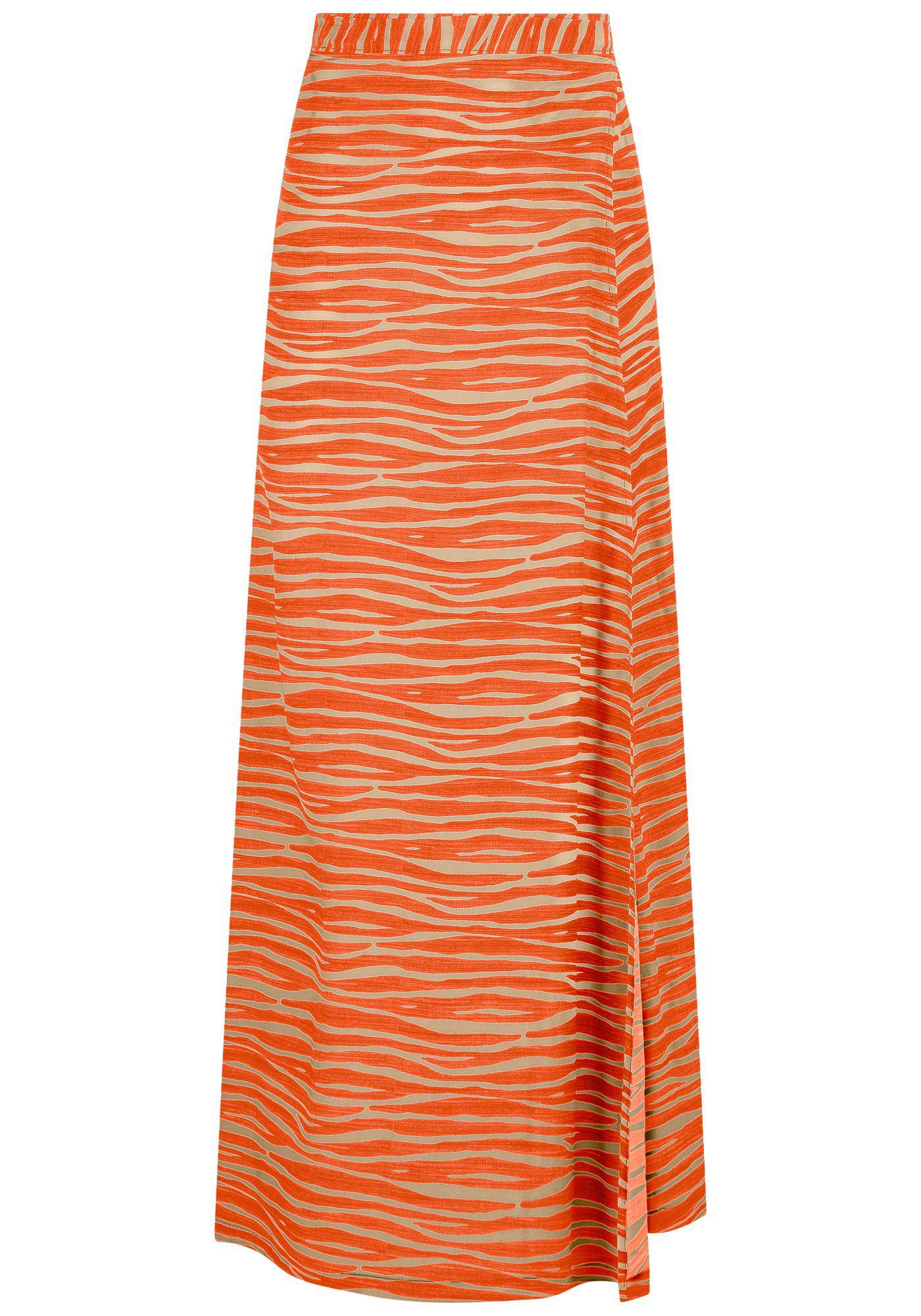 Saia Longa Transpassada Sa&iacute;da de Praia Animal Print, , large.