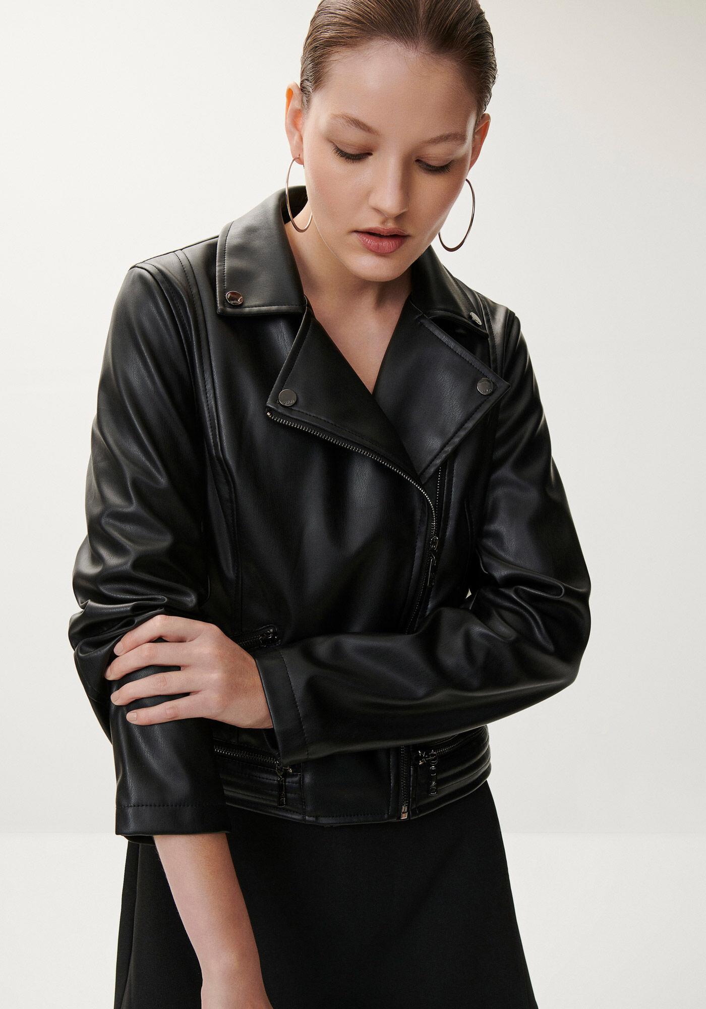 Jaqueta em PU com Zíper | Lez a Lez