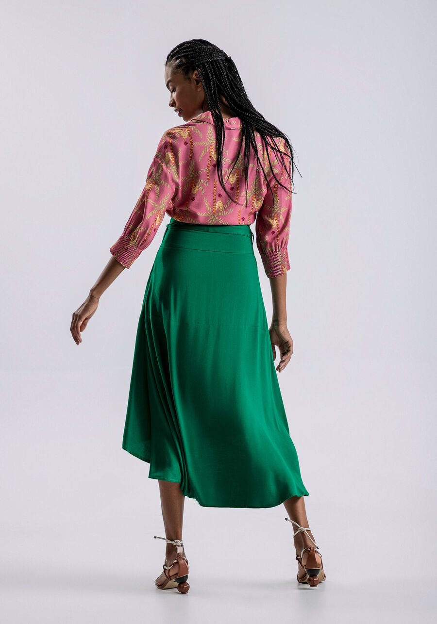 Saia Midi Assimétrica Viscose com Faixa, . Saia Midi Assimétrica Viscose com Faixa, , large.