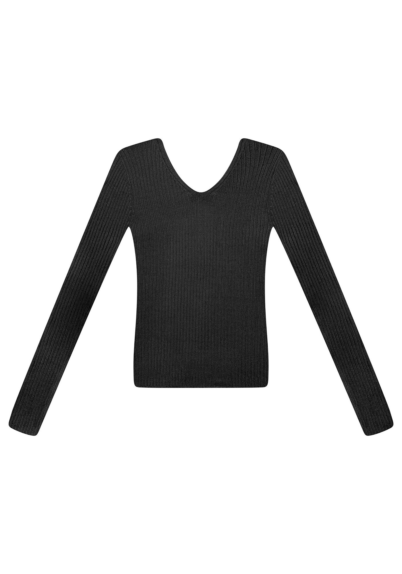 Blusa Manga Longa Tric&ocirc;, , large.