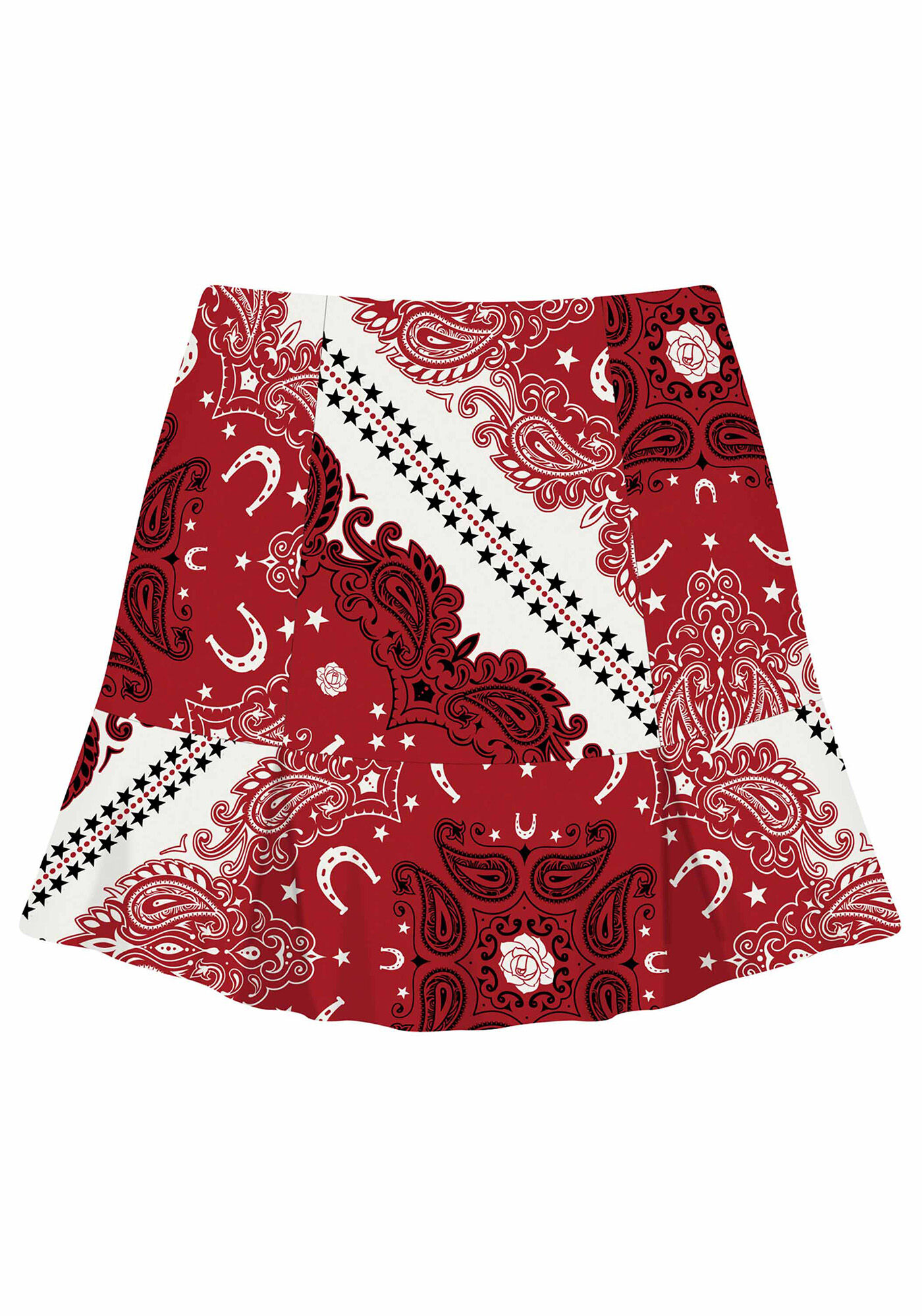 Saia Sino Estampada Tecido, , large.