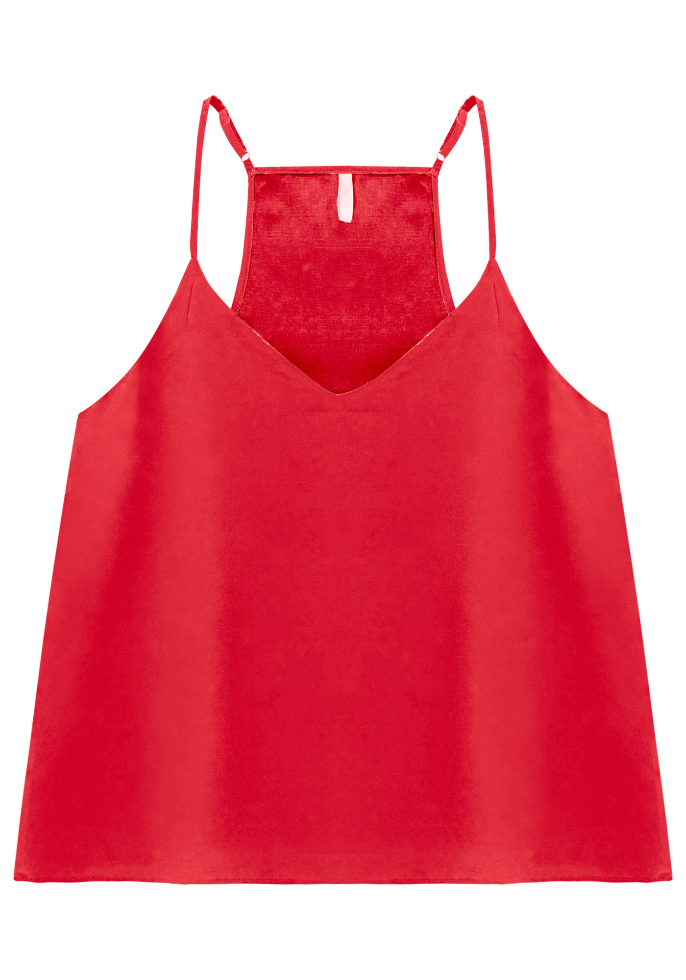 Blusa com Al&ccedil;as em Viscose com Decote V, , large.