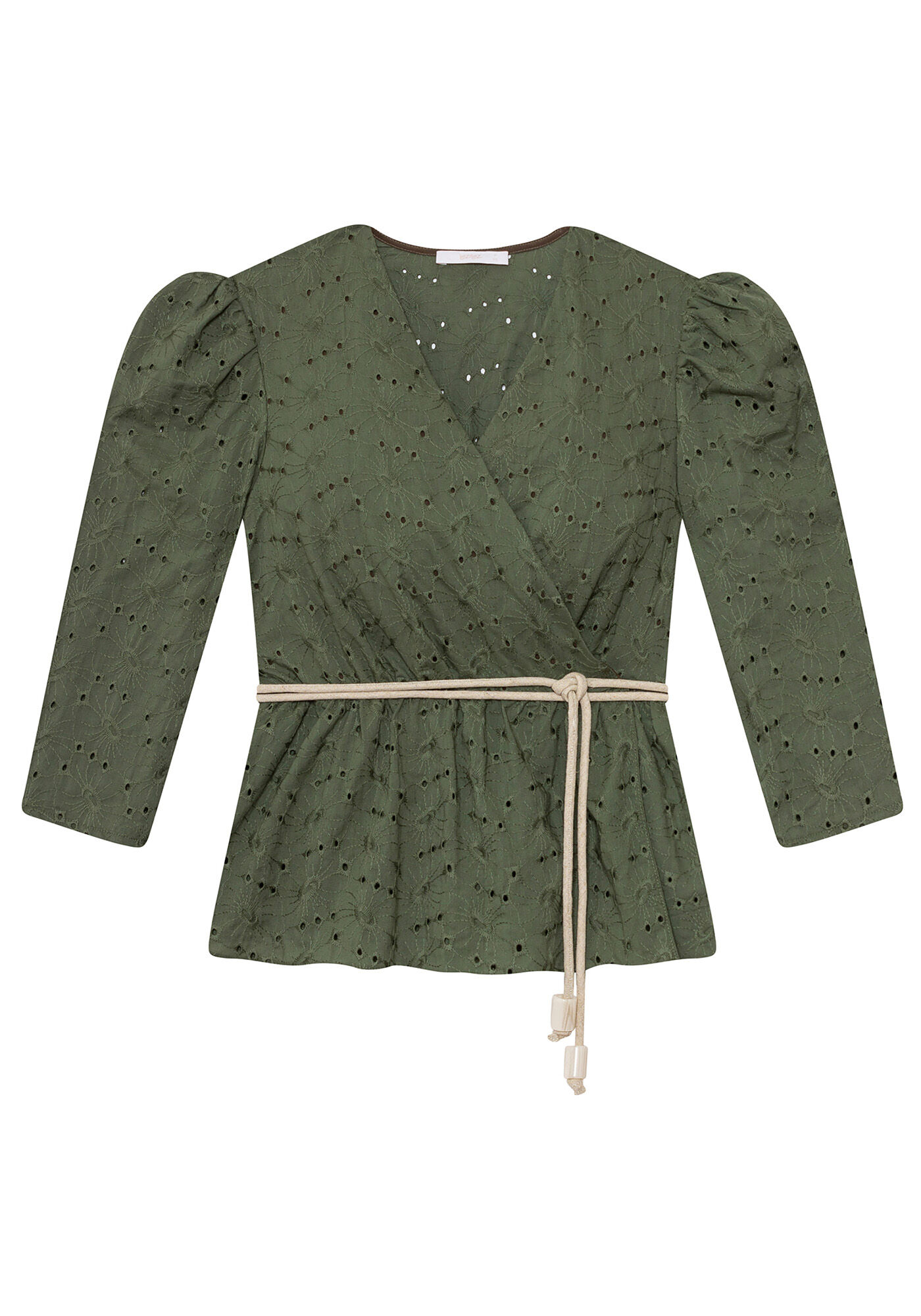 Blusa Tecido Laise Flores, , large.