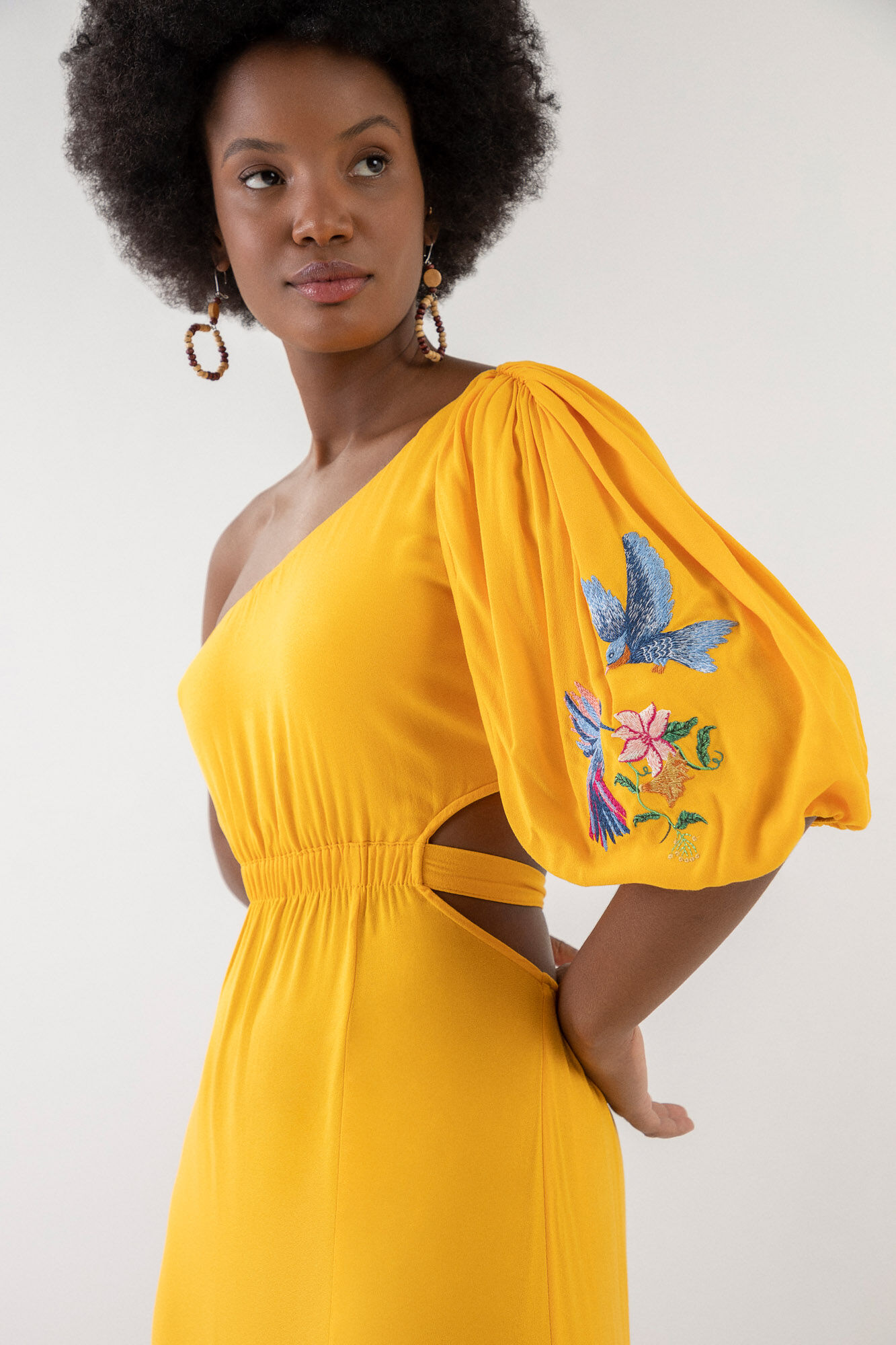 Vestido discount ombro só