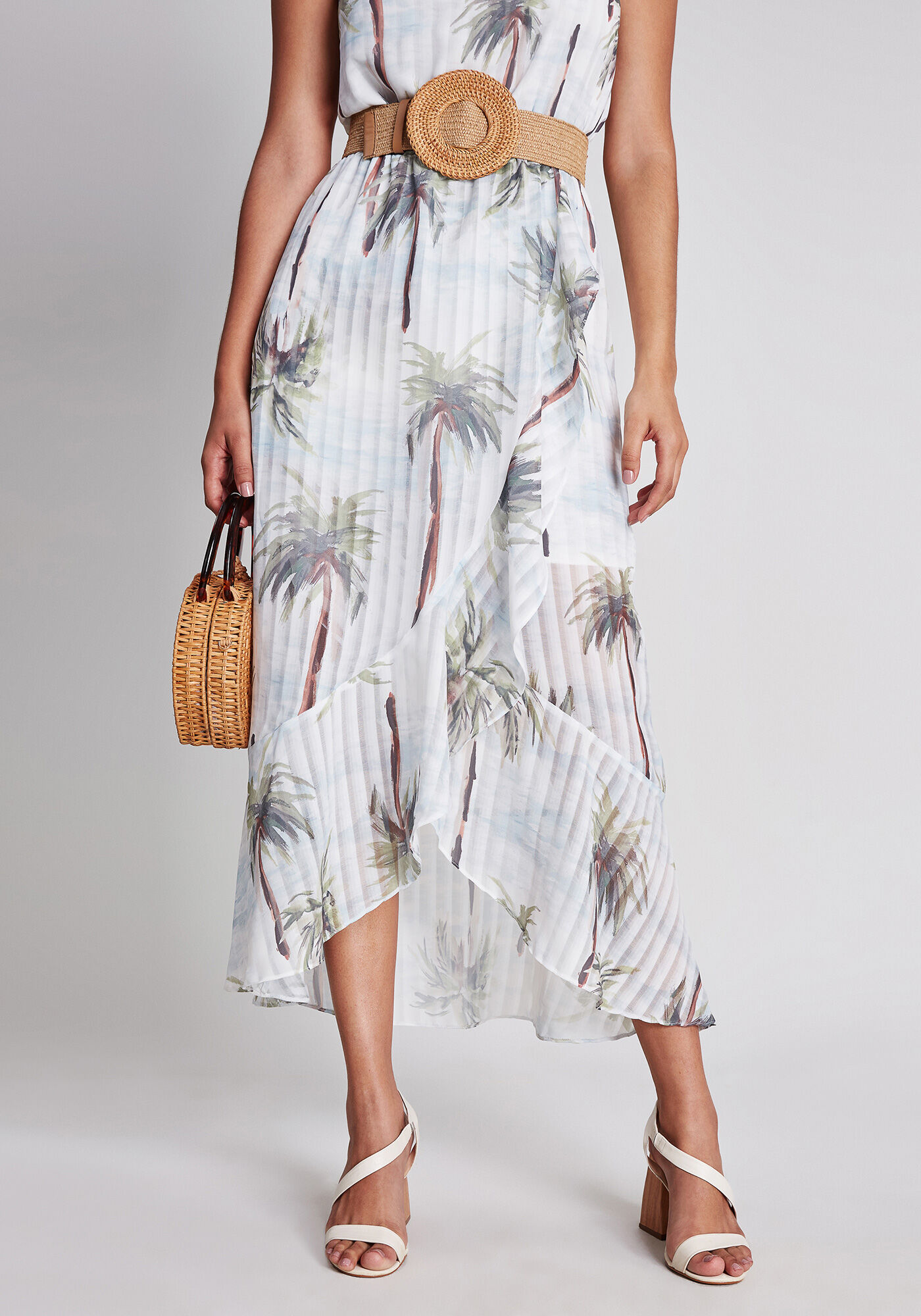 Vestido com Al&ccedil;as M&iacute;di Cinto, , large.