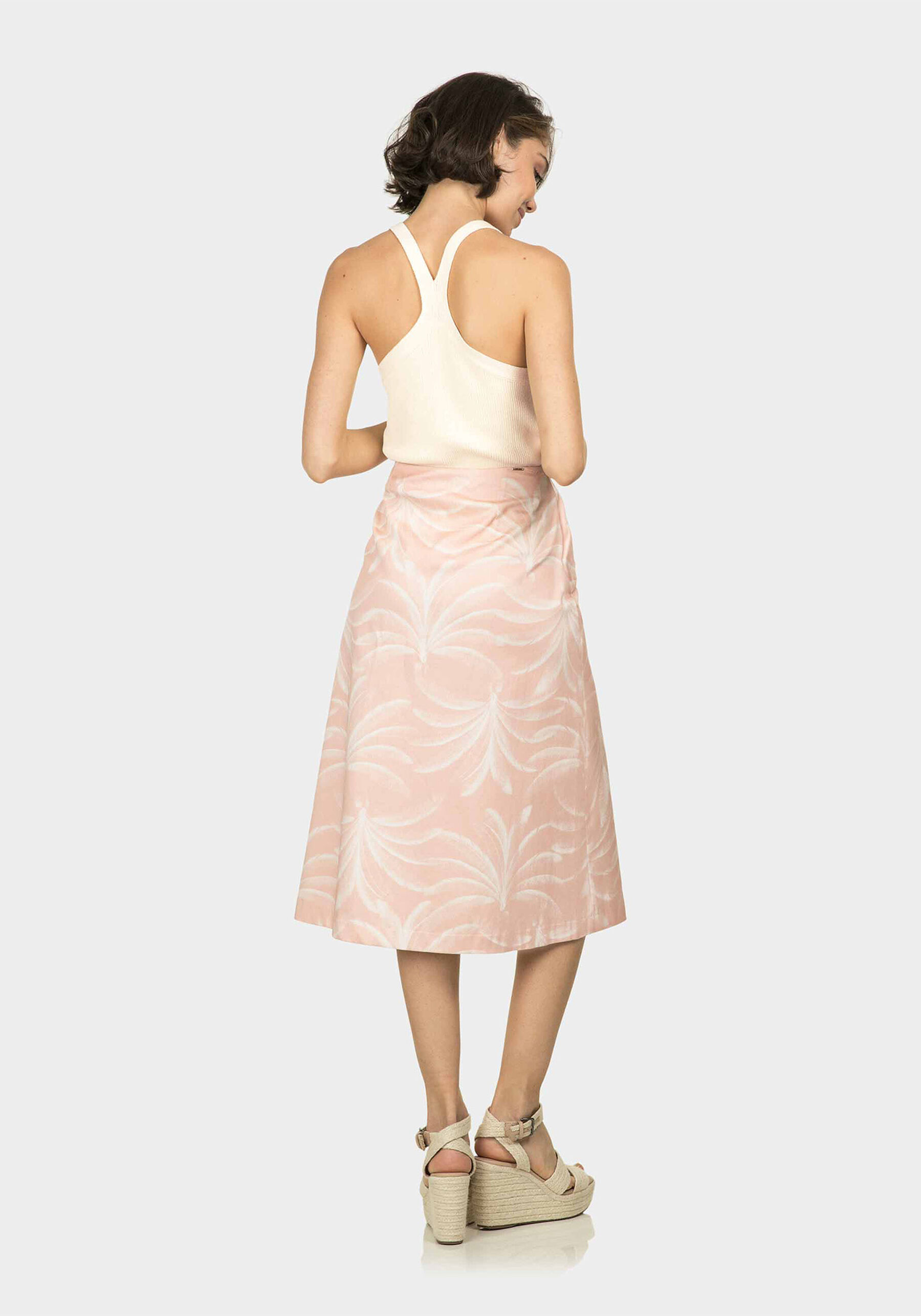 Saia Mídi Amarração Estampa, . Saia Mídi Amarração Estampa, , large.