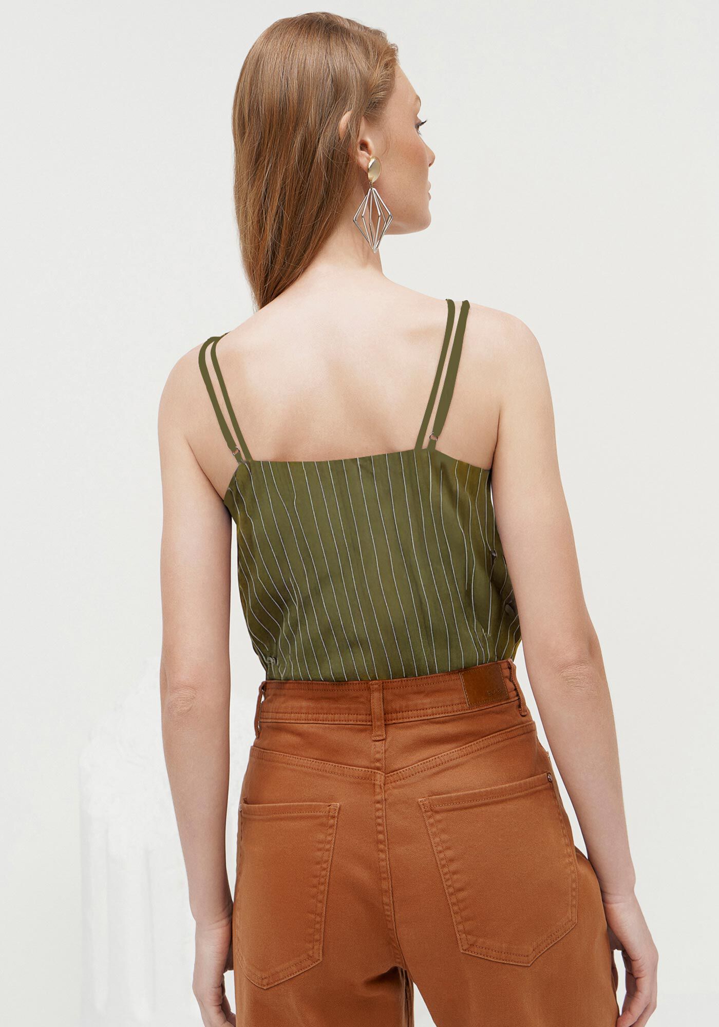 Blusa com Al&ccedil;as em Viscose Estampada, , large.