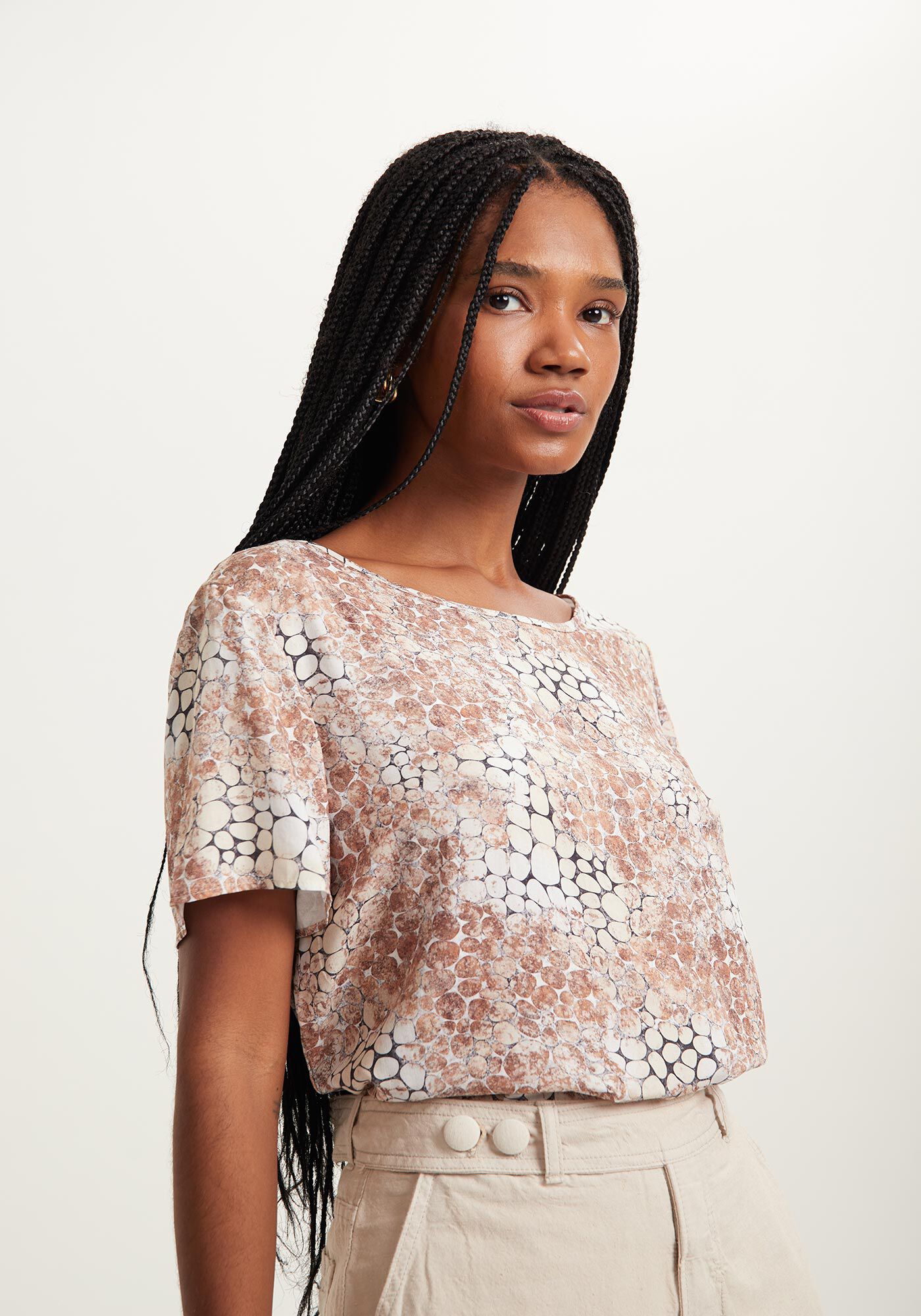 Blusa Tecido Rayon Bali, , large.