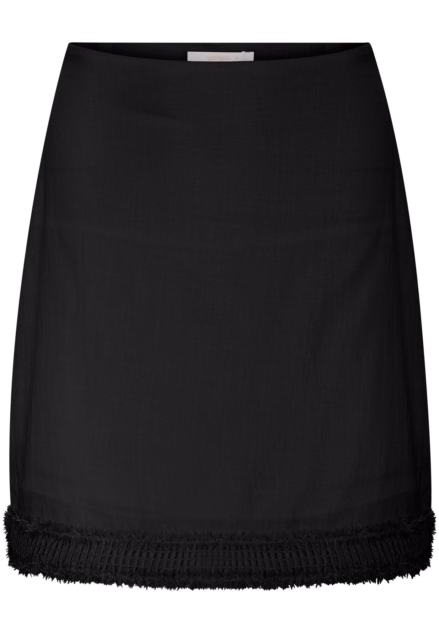 Saia Curta em Tecido Cotton com Detalhe Barra, , large.