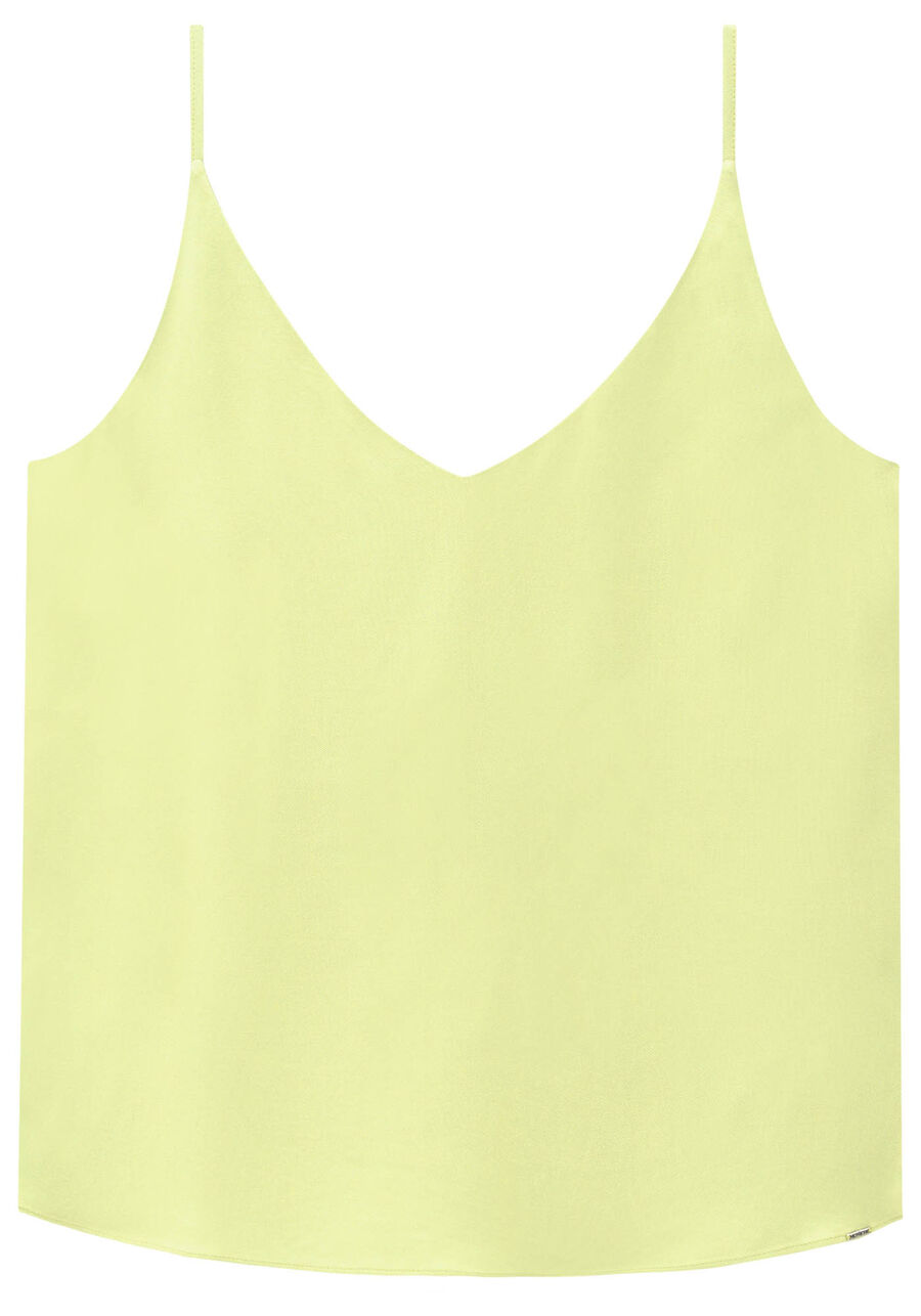 Blusa Alça Fina Decote V Cores, . Blusa Alça Fina Decote V Cores, , large.