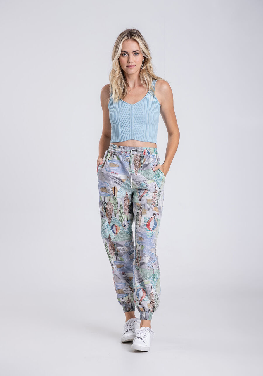 Blusa Cropped em Tricô com Decote V, AZUL BRIGHT. Blusa Cropped em Tricô com Decote V, AZUL BRIGHT, large.