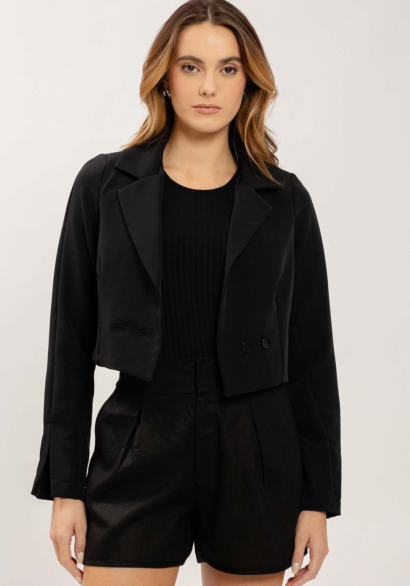 Blazer Cropped Alfaiataria, , large.