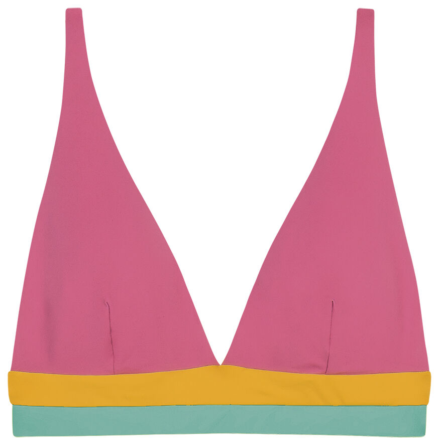 Top Biqu&iacute;ni Tri&acirc;ngulo com Detalhe Listras, , large.