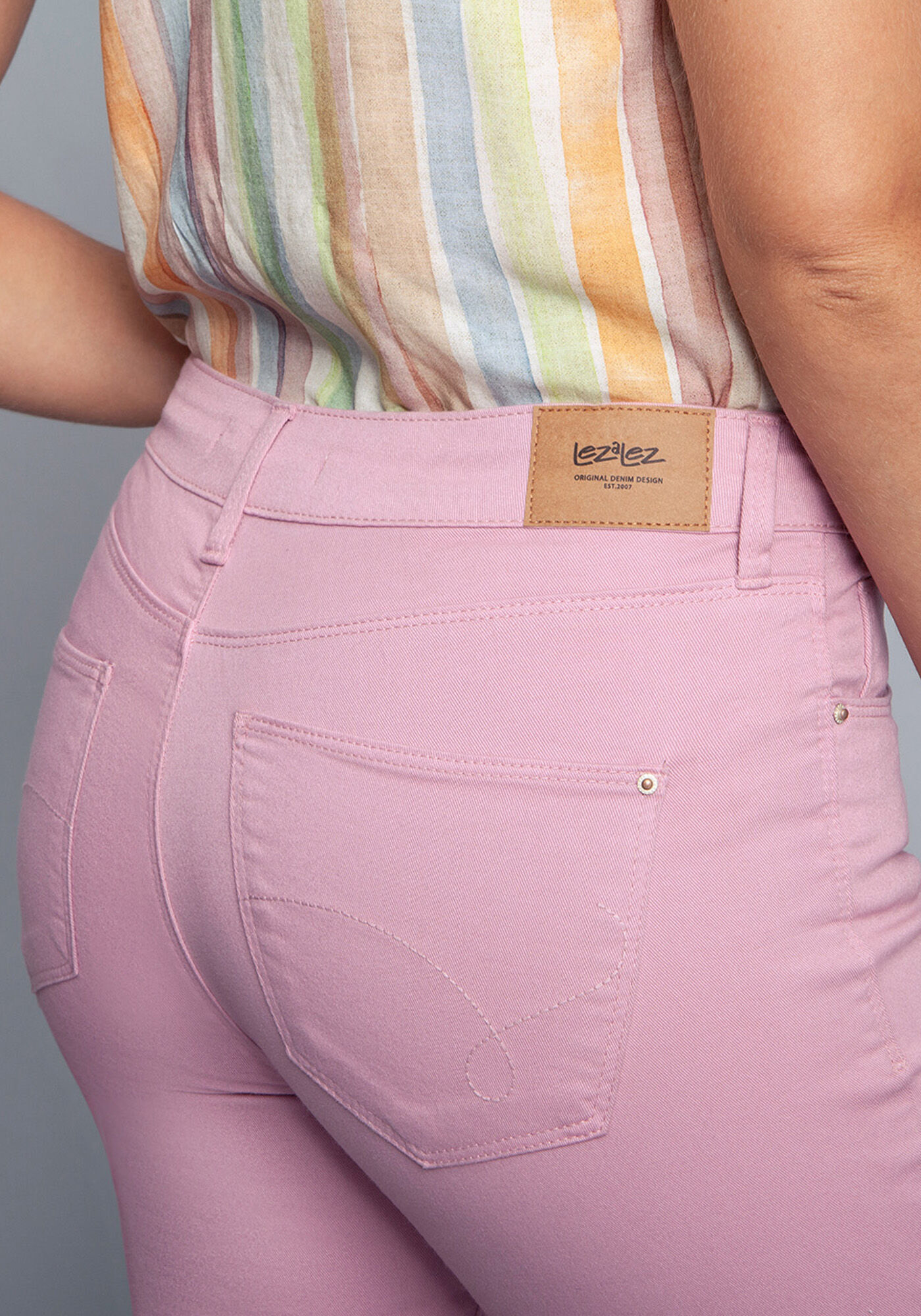 Cal&ccedil;a Sarja Com Elastano Cropped Bali, , large.