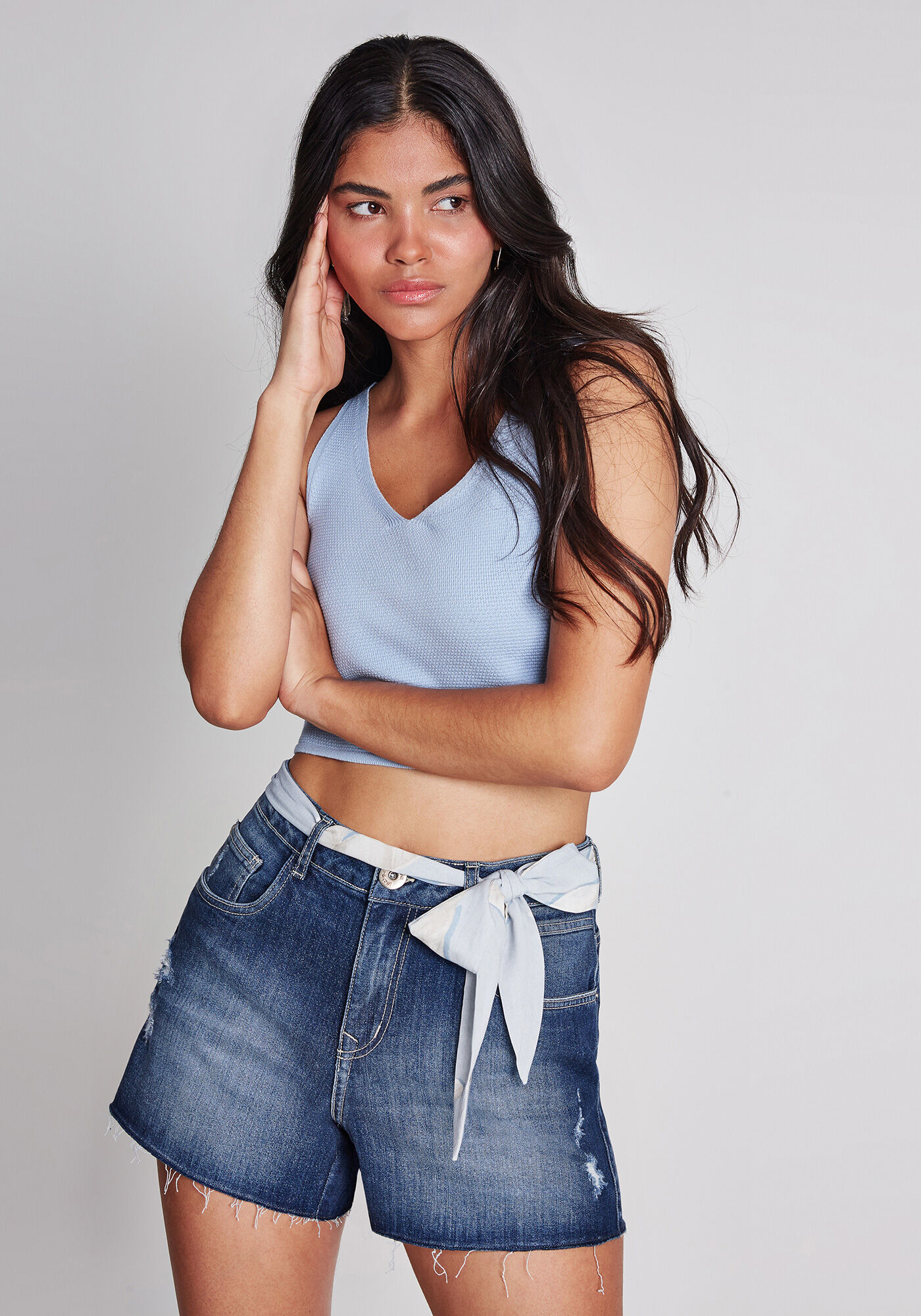 Shorts Sunset com Cinto, , large.