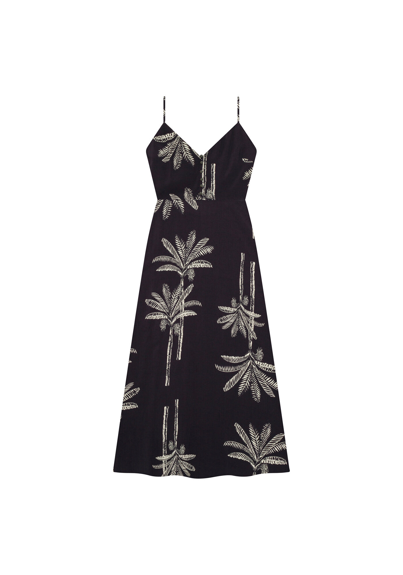 Vestido com Al&ccedil;as M&iacute;di Estampa, , large.