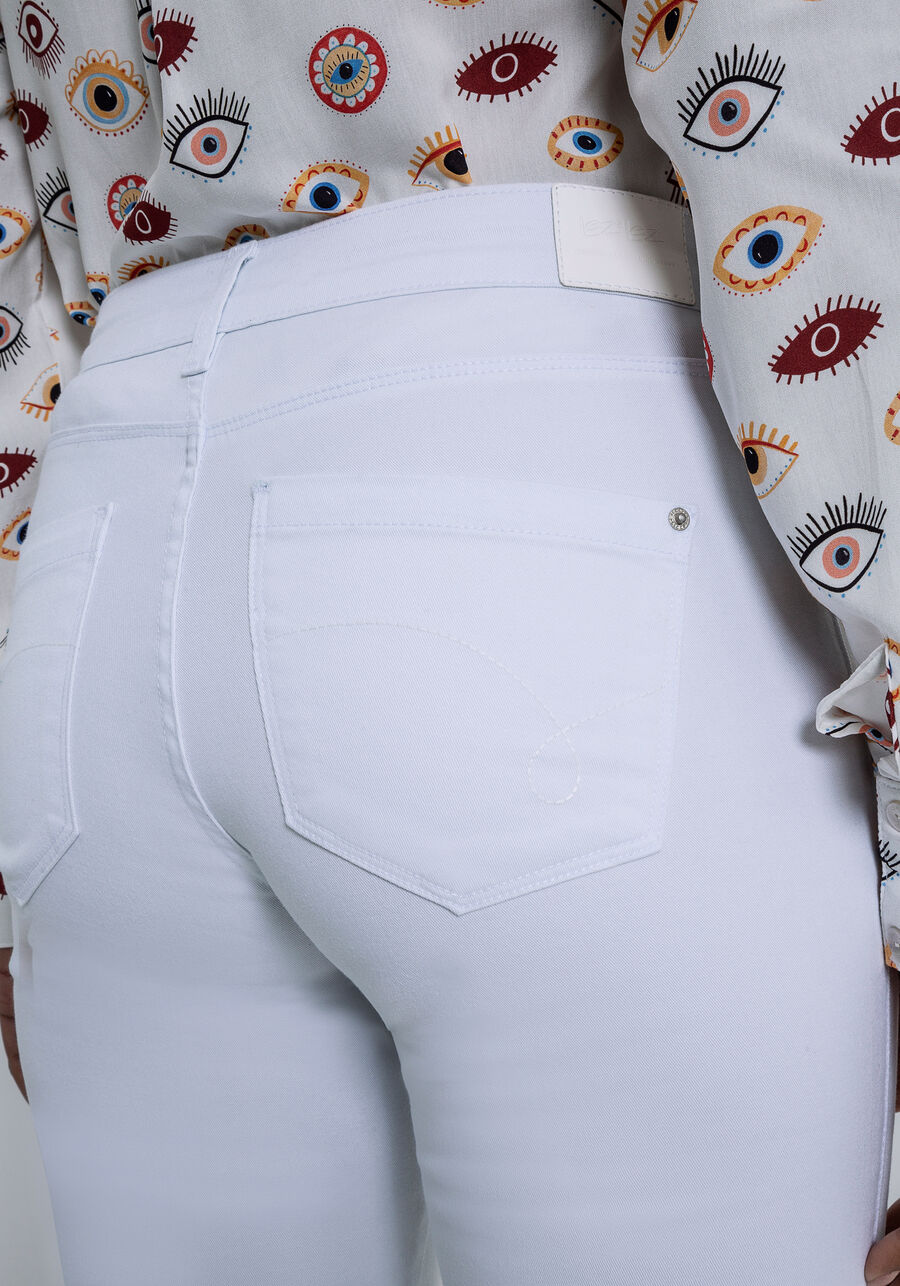 Calça Jeans Bootcut Malibu White, BRANCO, large.