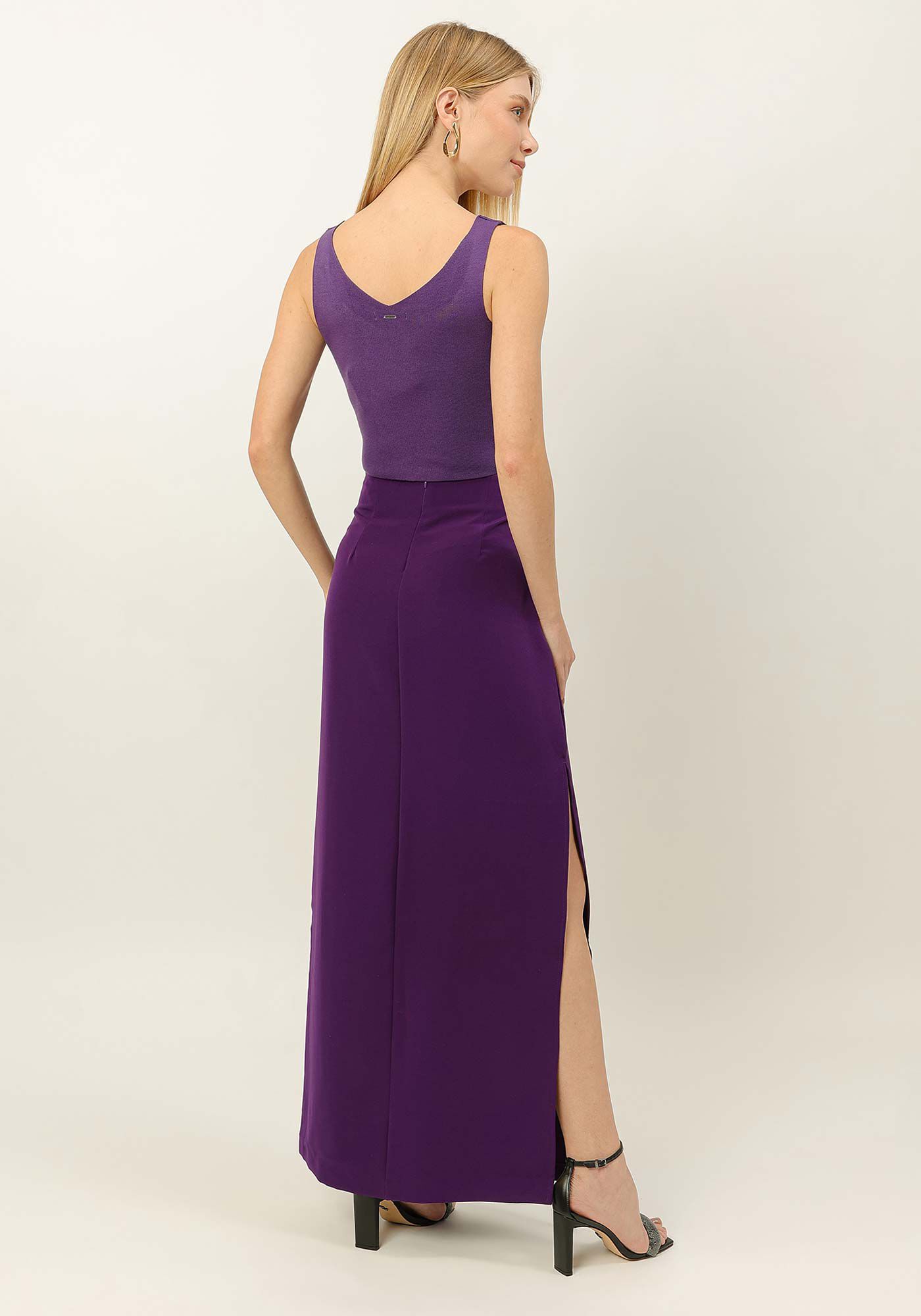 Blusa Cropped em Tric&ocirc; Basic, , large.