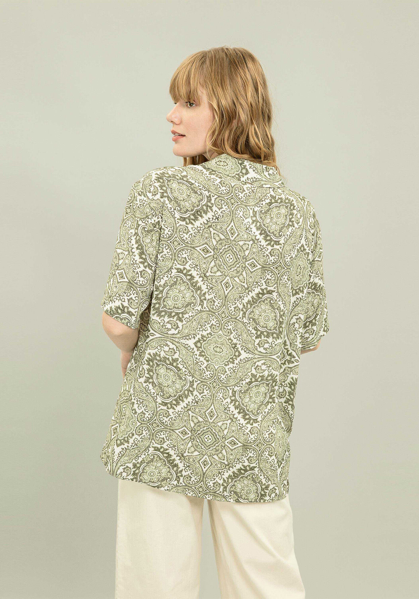 Camisa Manga Curta Estampa, , large.