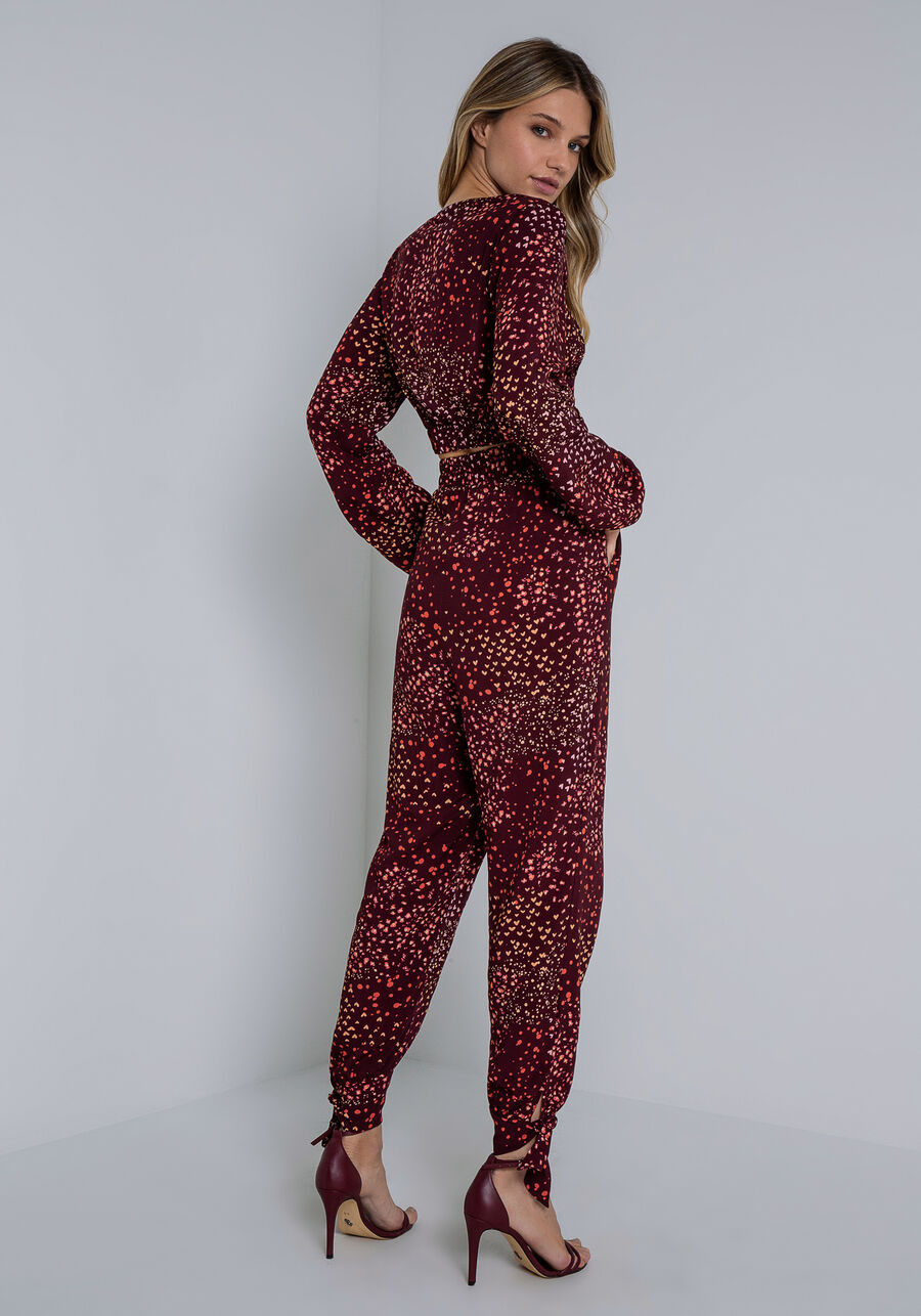 Calça Jogging com Laço Barra, . Calça Jogging com Laço Barra, , large.