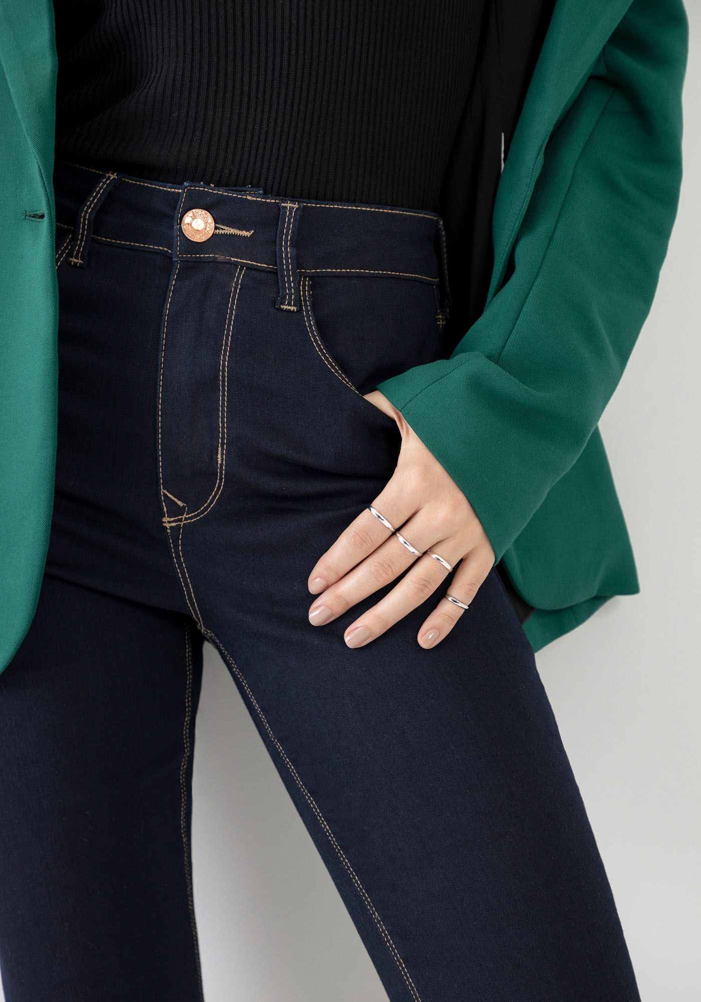 Cal&ccedil;a Jeans Flare Bootcut Sustent&aacute;vel, , large.