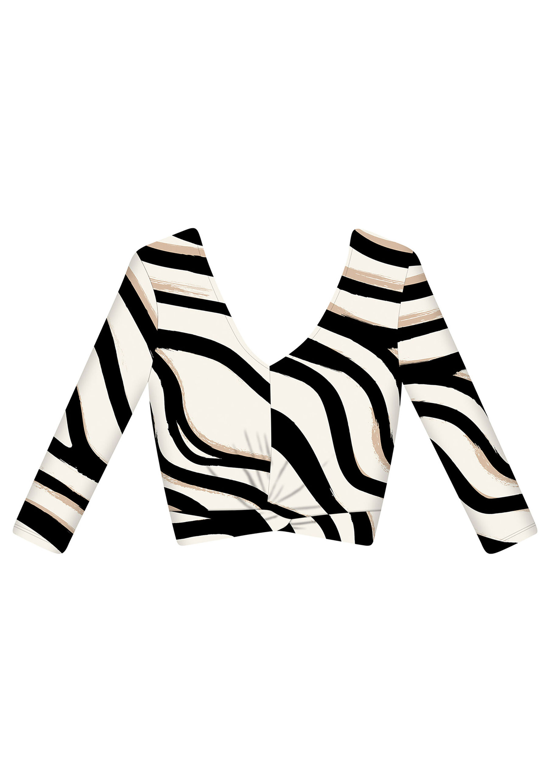 Blusa Malha Canelado Wave Cropped, . Blusa Malha Canelado Wave Cropped, , large.