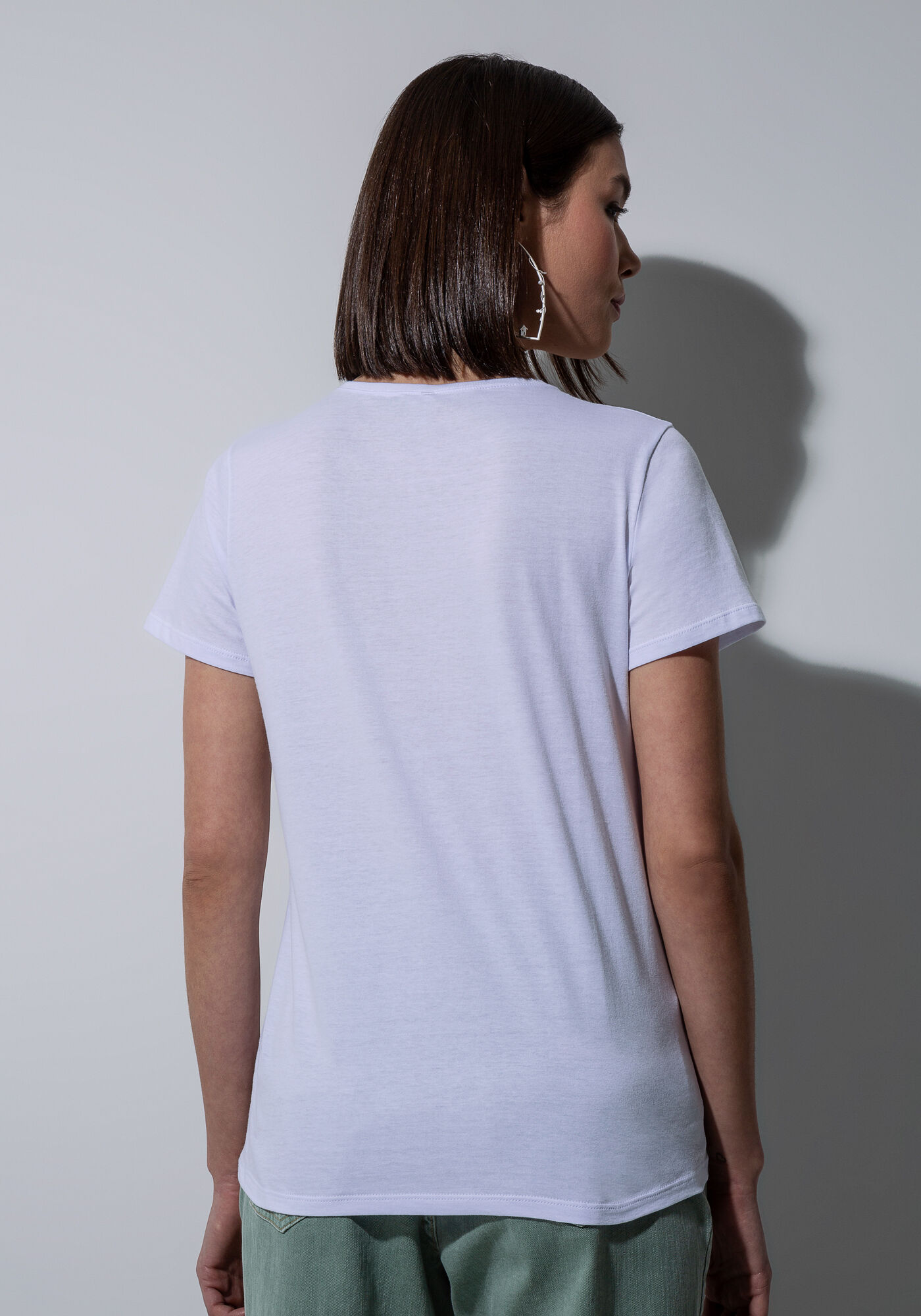 T-Shirt Play Lez Home, BRANCO, large.