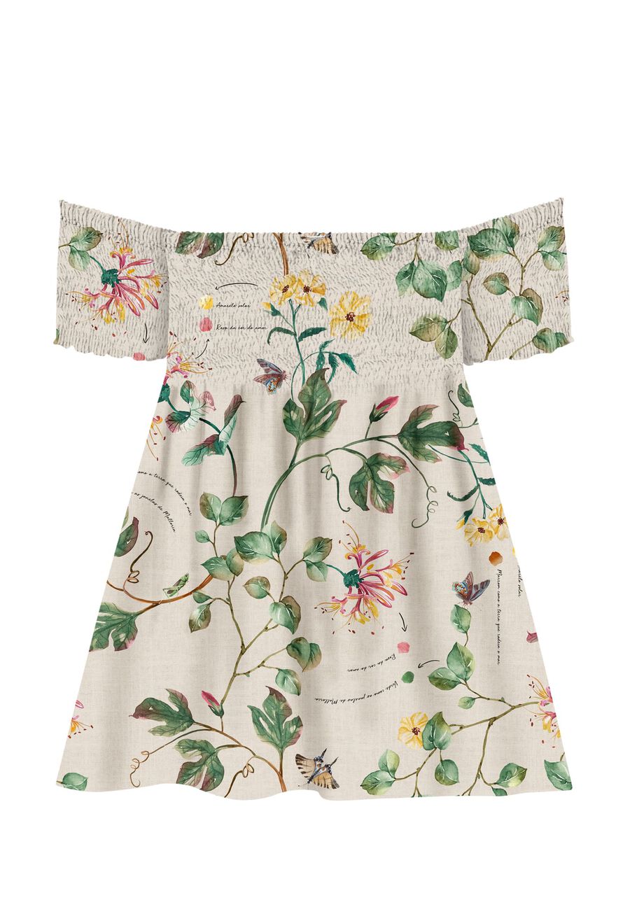 Vestido Curto em Viscose Ombro a Ombro, . Vestido Curto em Viscose Ombro a Ombro, , large.