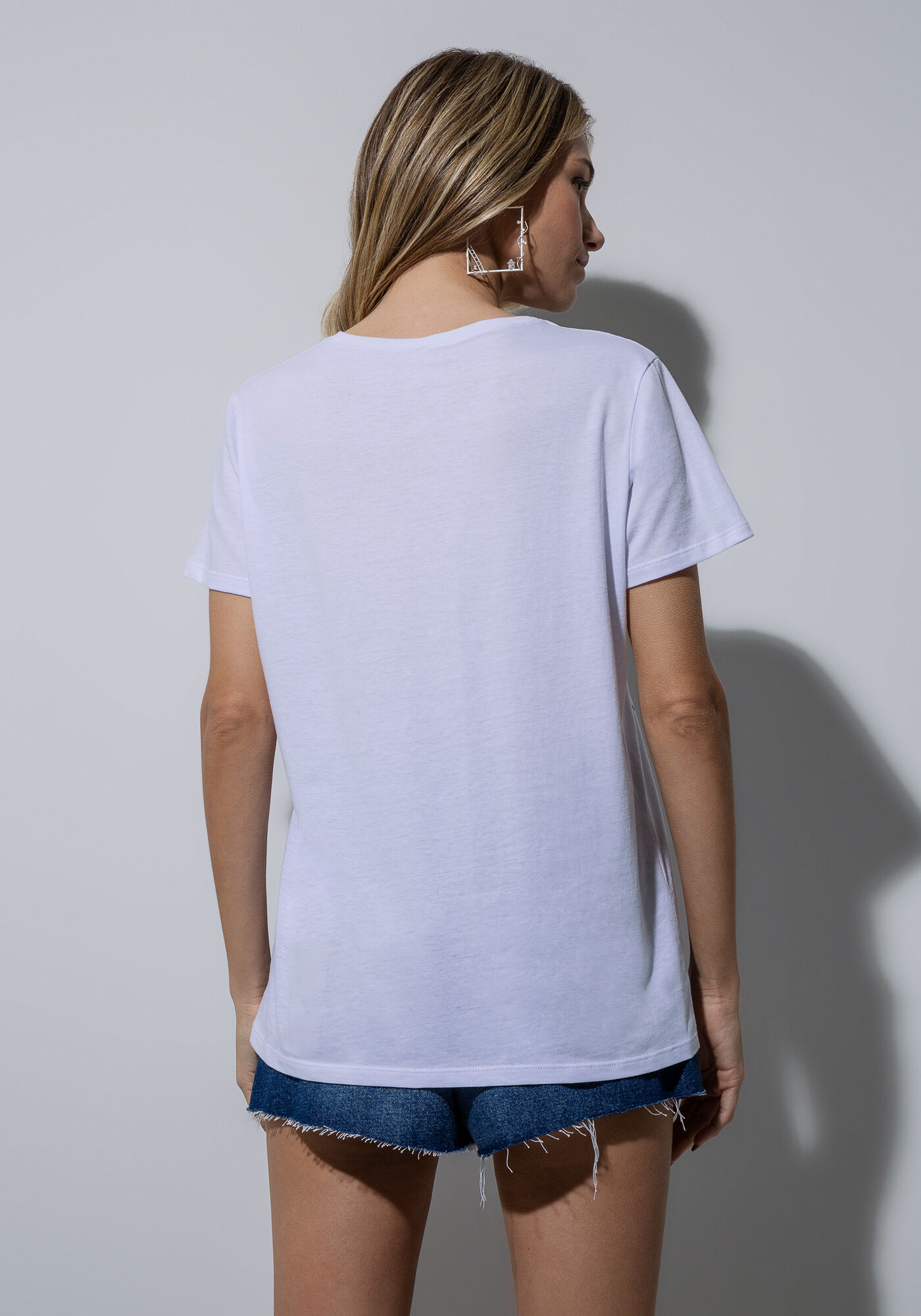 T-Shirt Play Lez Beach Please, BRANCO, large.