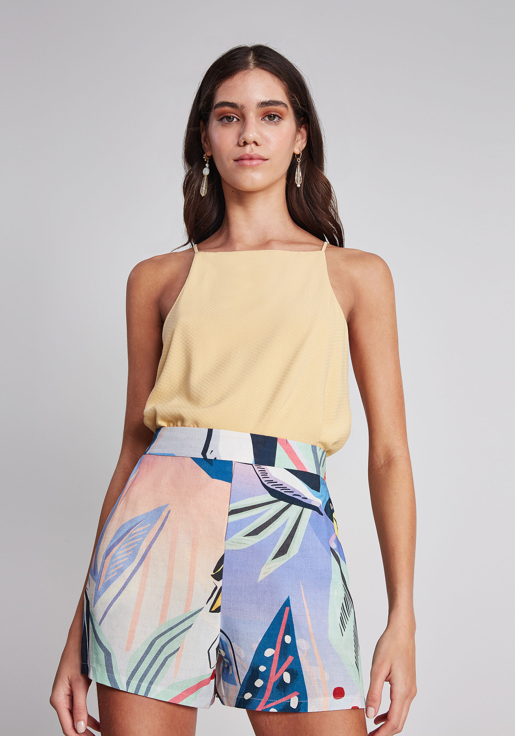 Blusa com Alças Cava Americana, . Blusa com Alças Cava Americana, , large.