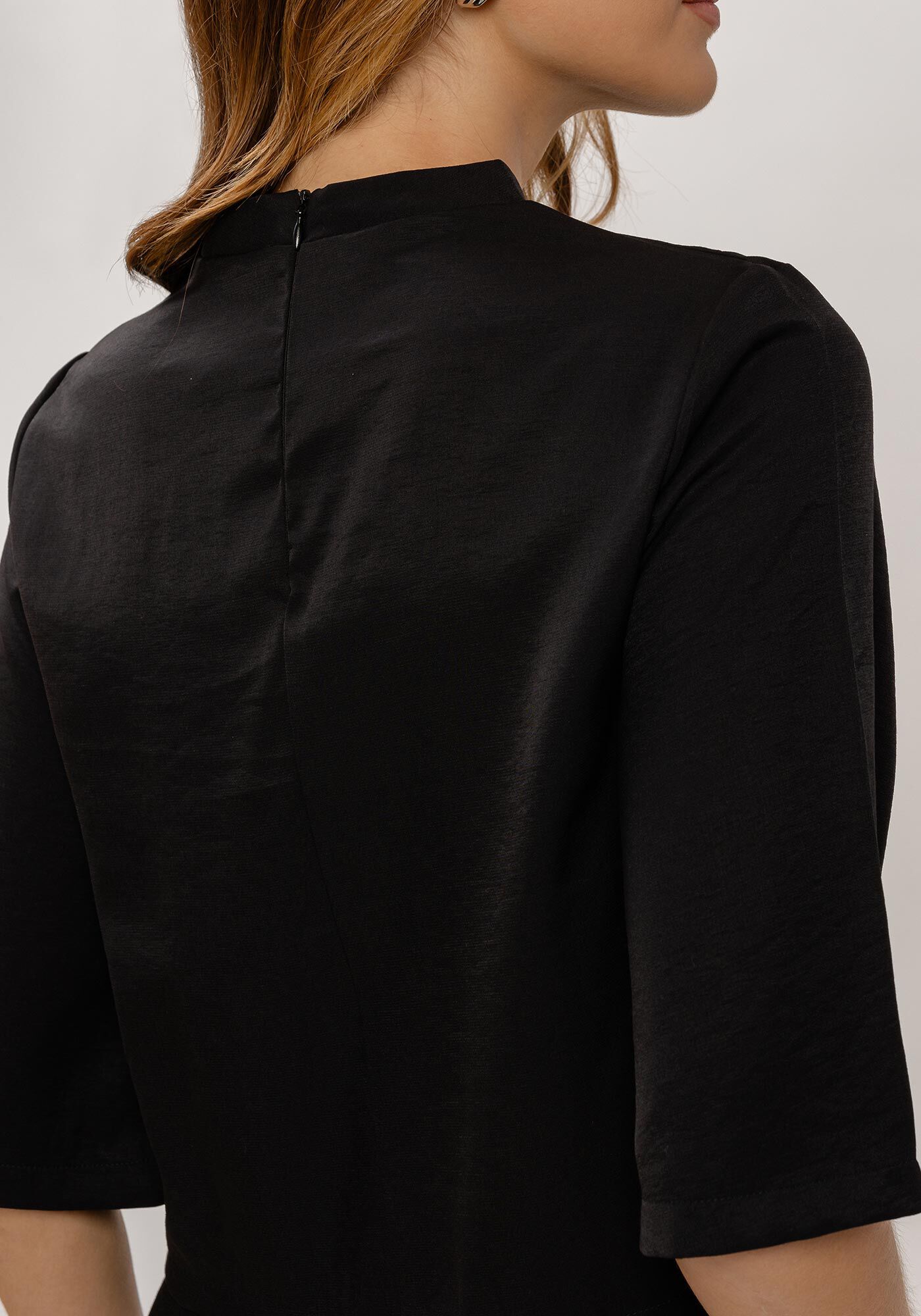 Blusa M&aacute;xi Mangas com Gola, , large.