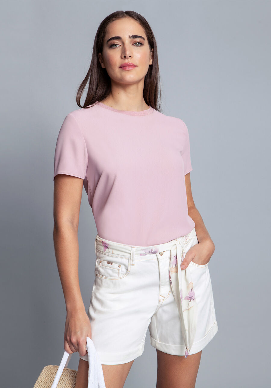 Blusa Tecido Poly Marocain, . Blusa Tecido Poly Marocain, , large.
