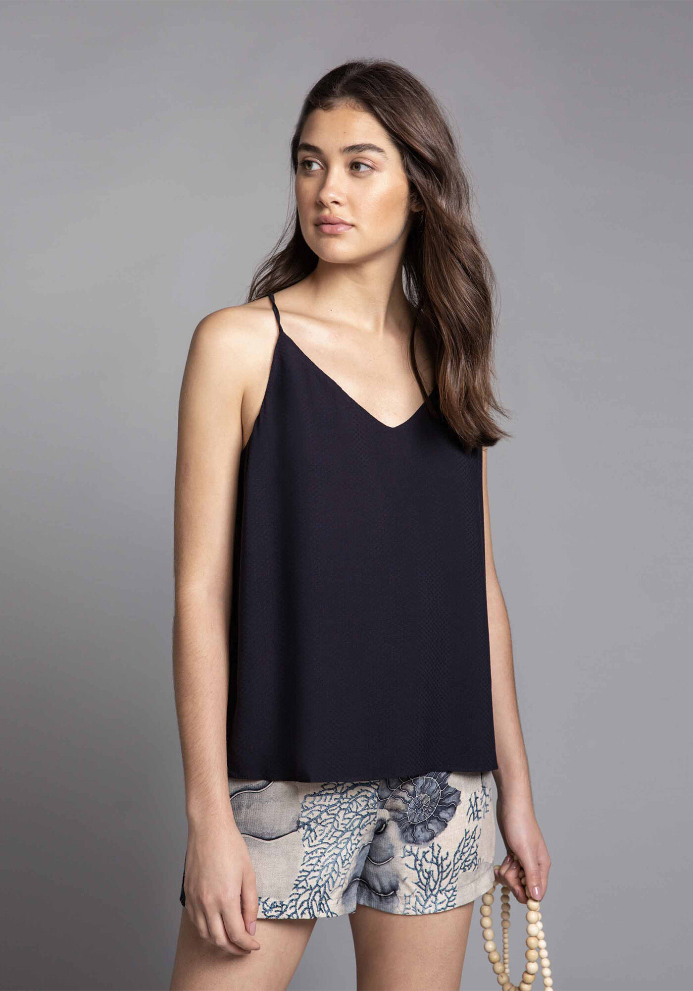 Blusa com Al&ccedil;as Decote V, , large.