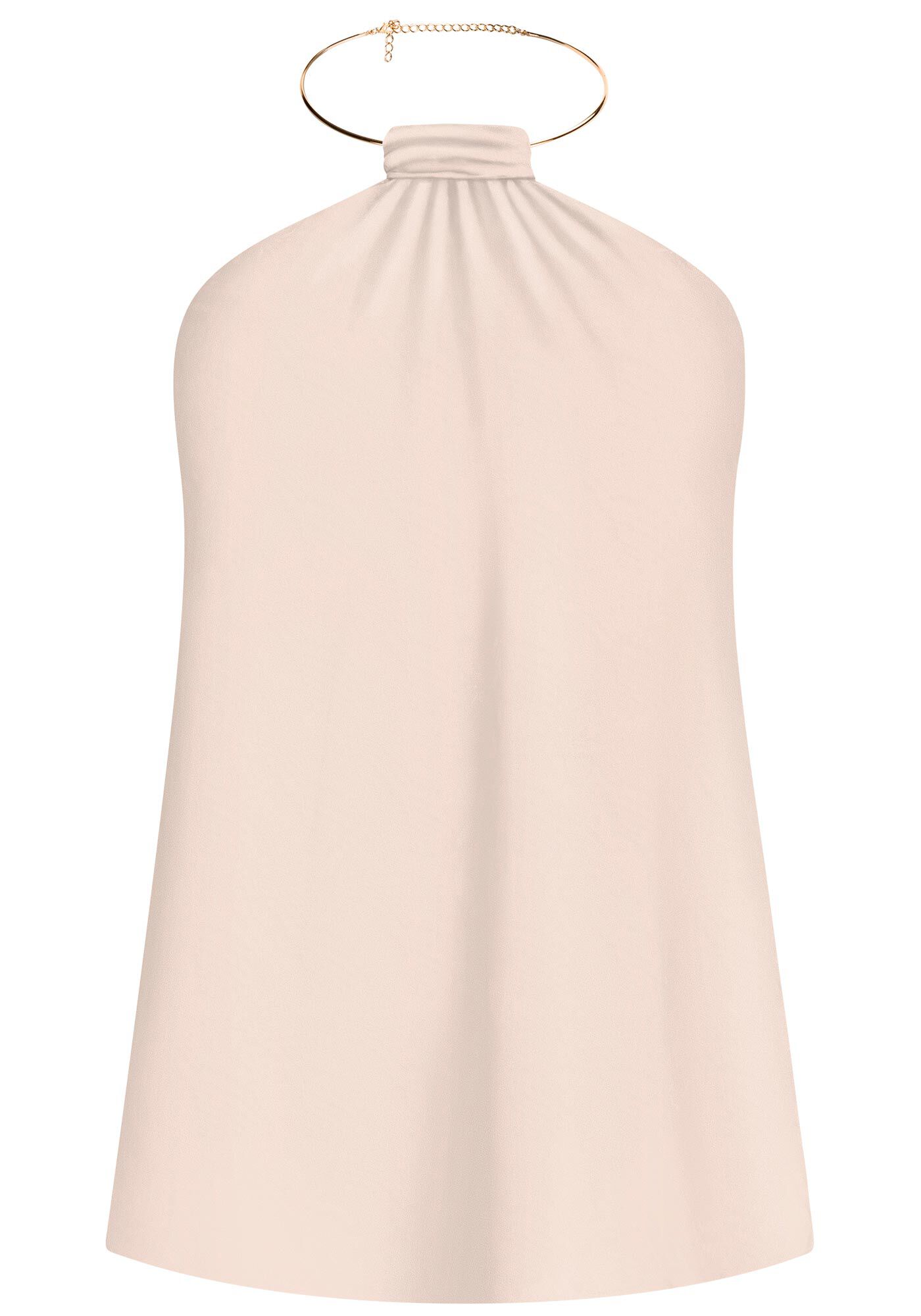 Blusa Frente &Uacute;nica com Gargantilha, , large.