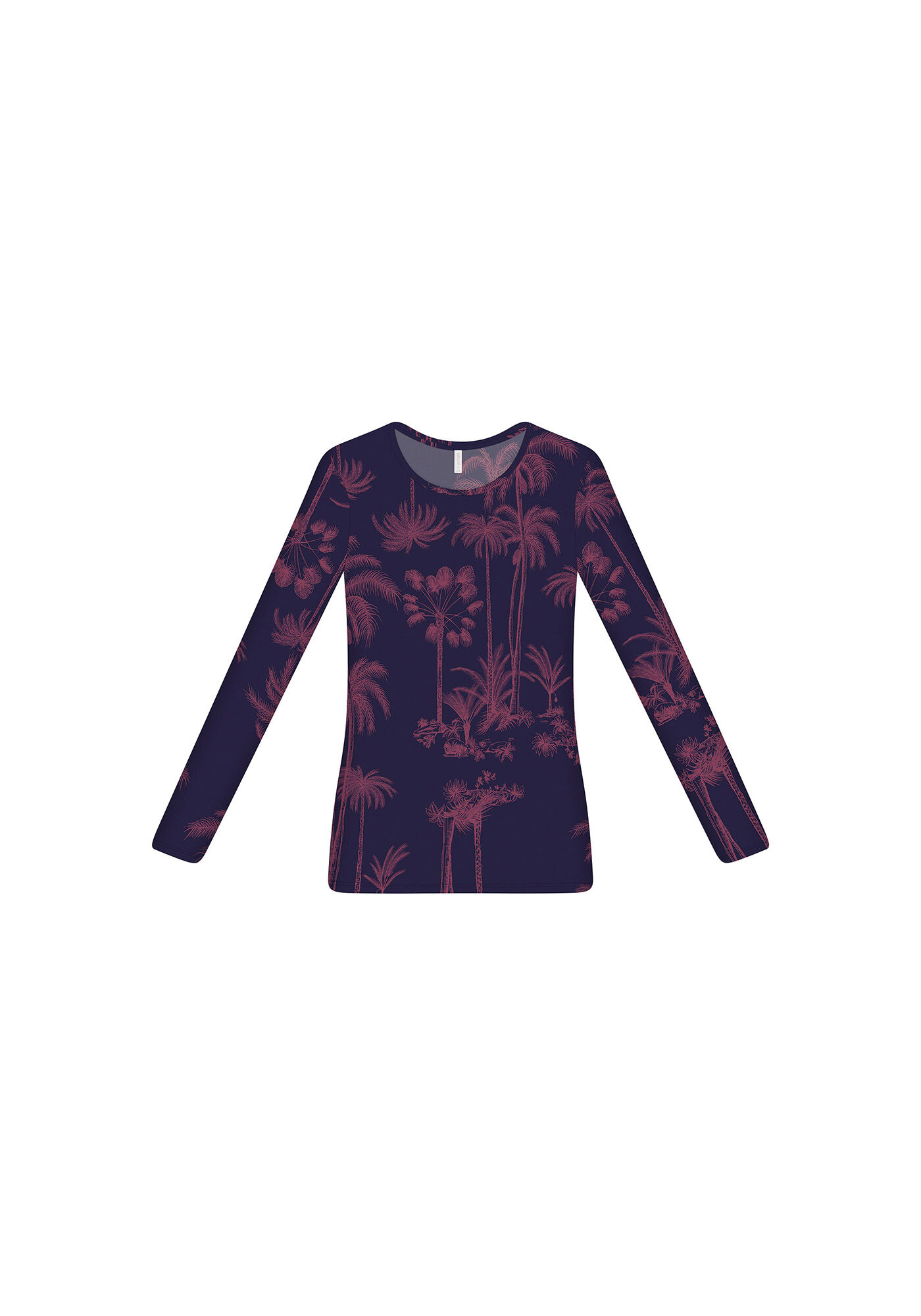 Blusa Manga Longa Estampada, , large.