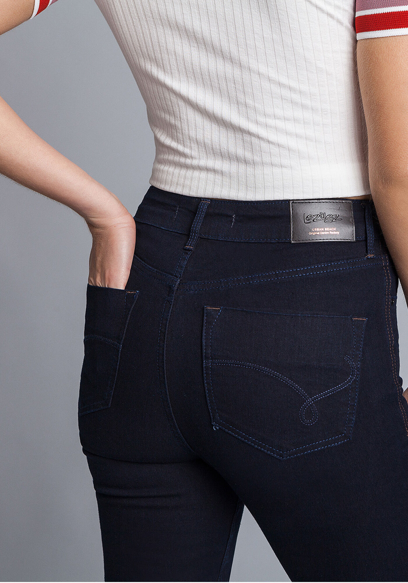 Cal&ccedil;a Jeans skinny Flat Belly, , large.