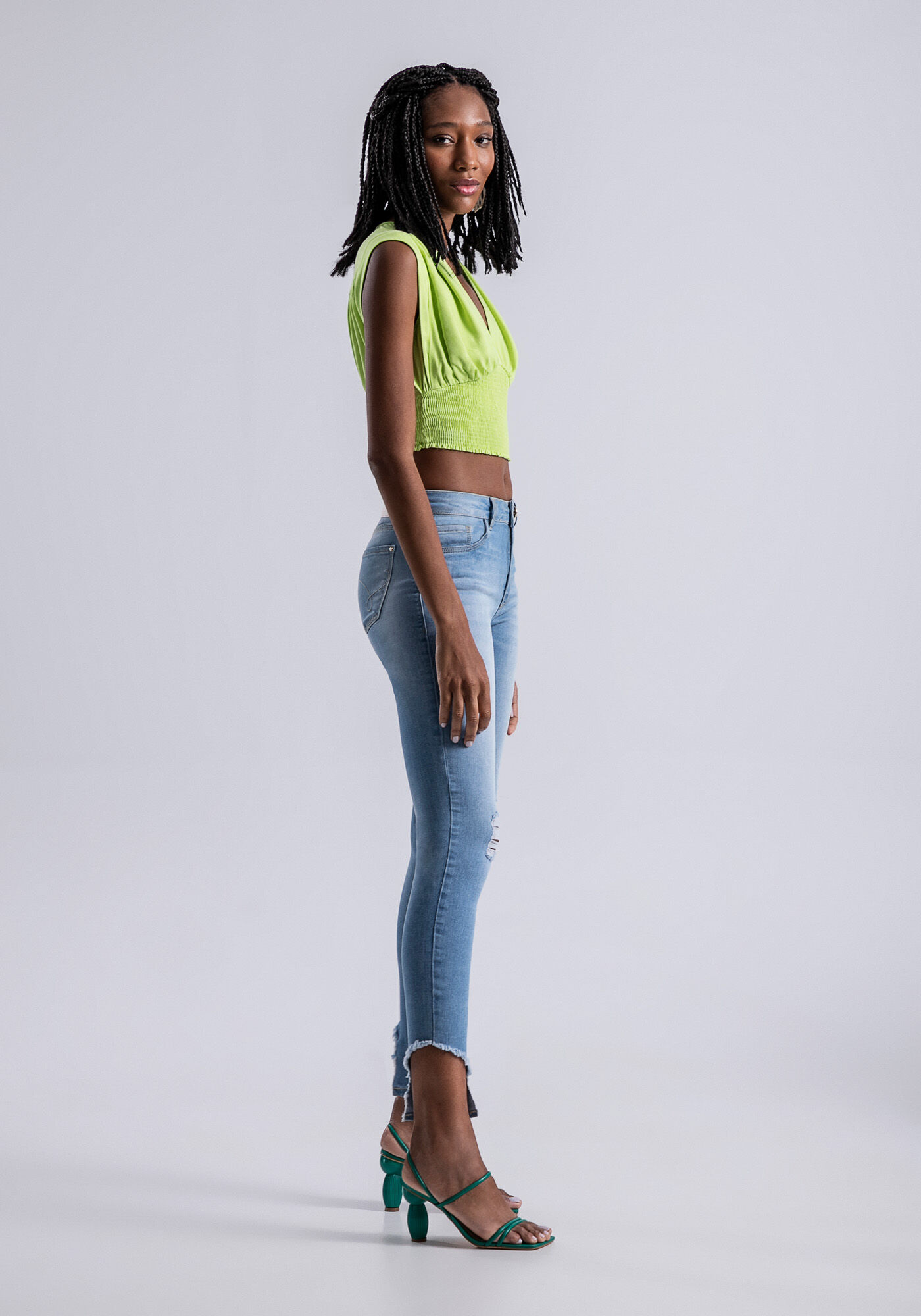 Cal&ccedil;a Jeans Skinny Bali Cropped Every Day, , large.