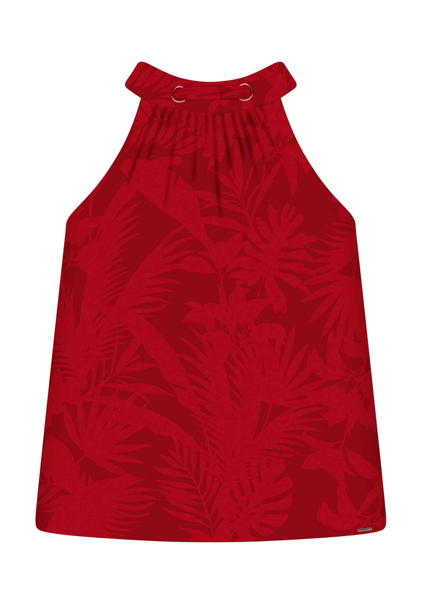 Blusa Gola Alta Estampada, , large.