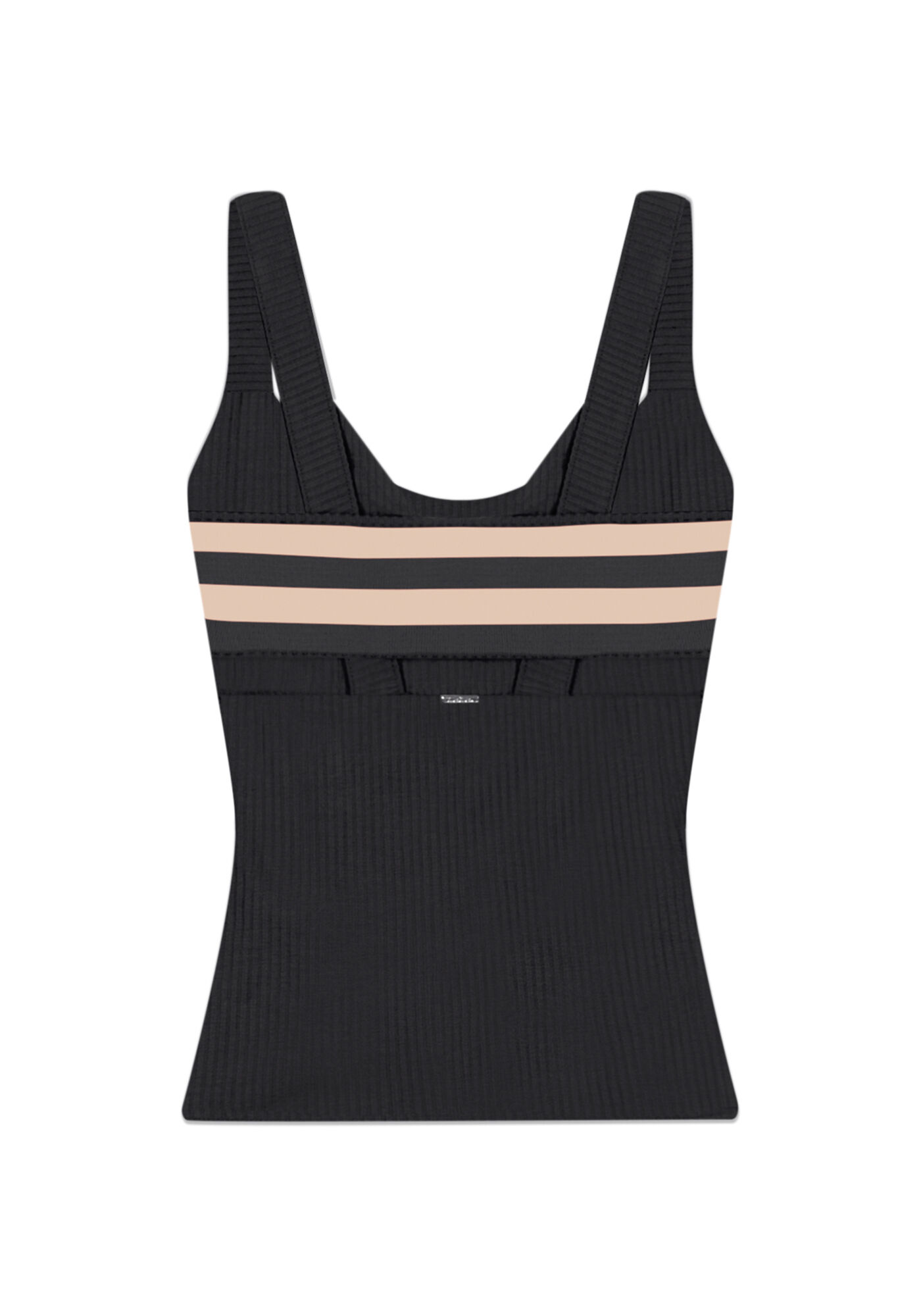 Blusa com Al&ccedil;as Recorte Costas, PRETO REATIVO, large.