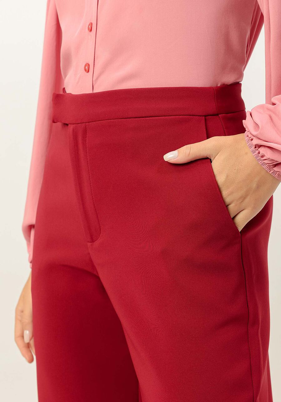 Calça Reta Alfaiataria Slim com Cintura Média, . Calça Reta Alfaiataria Slim com Cintura Média, , large.