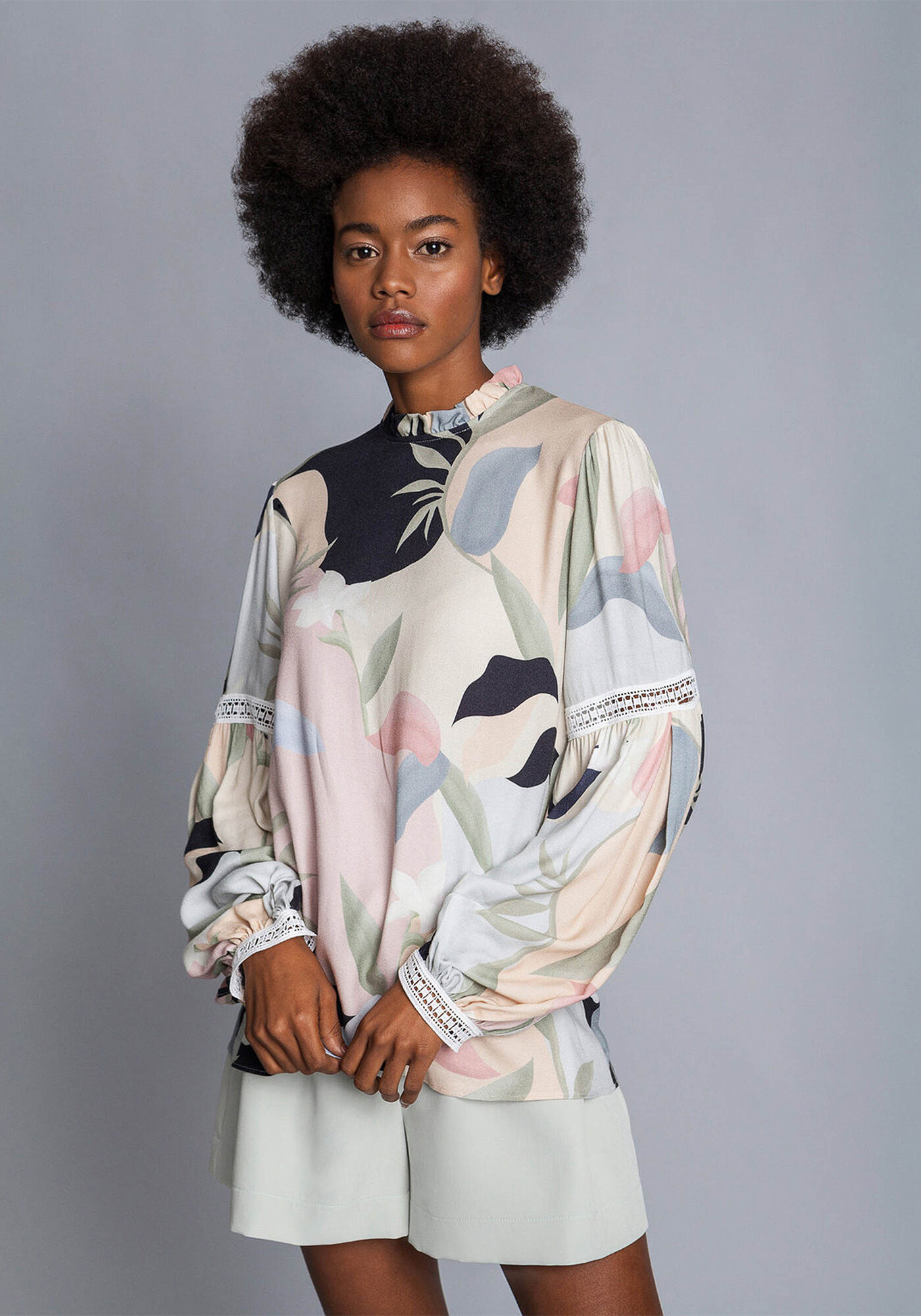 Blusa Manga Longa Detalhe, , large.